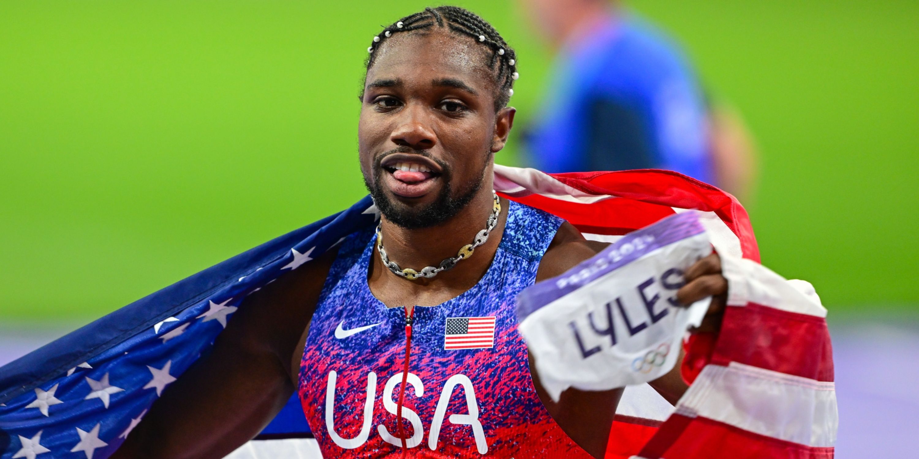 Fan Footage Shows Noah Lyles' Actions Before 200m Final