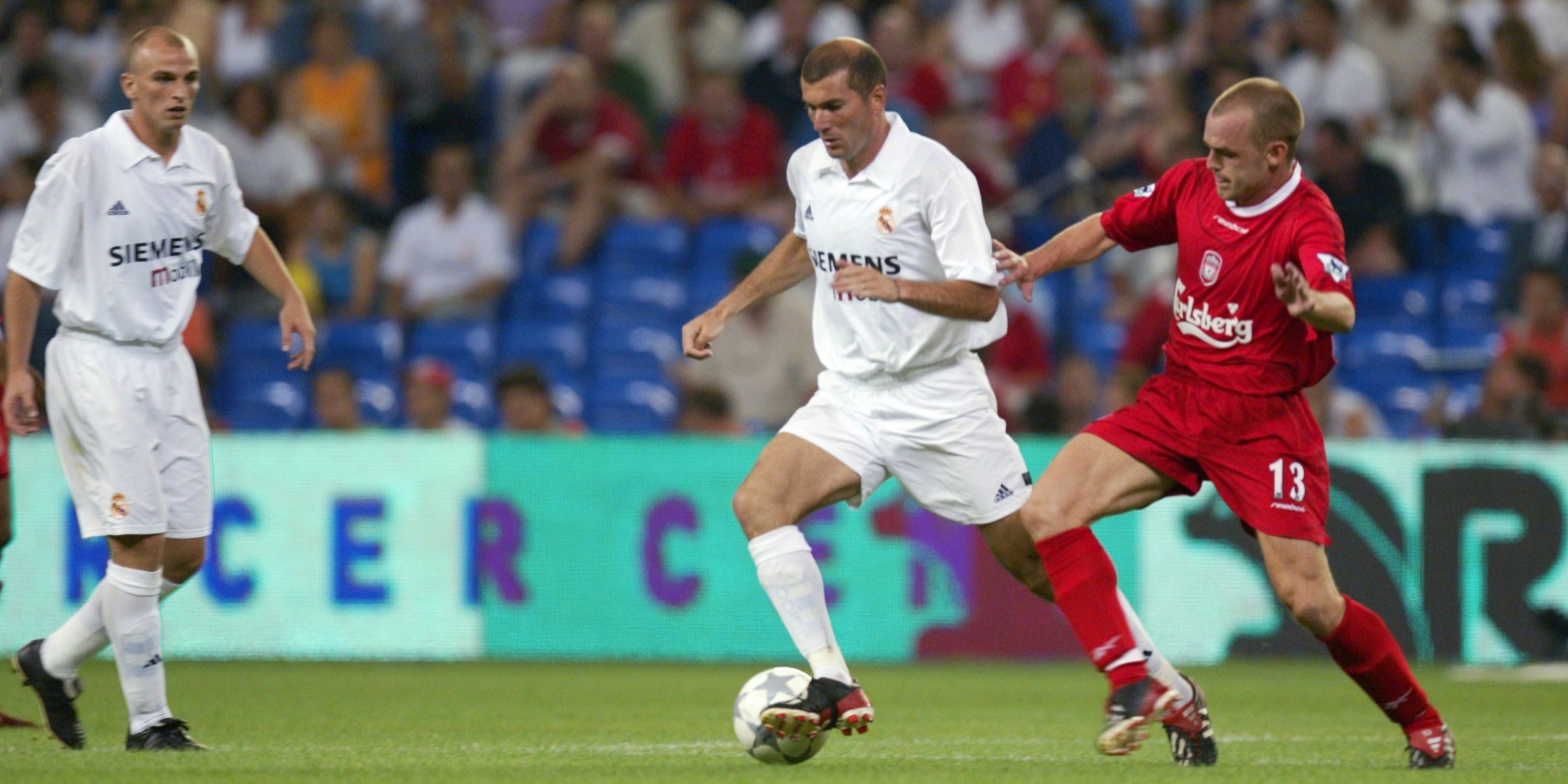 Zinedine Zidane and Danny Murphy