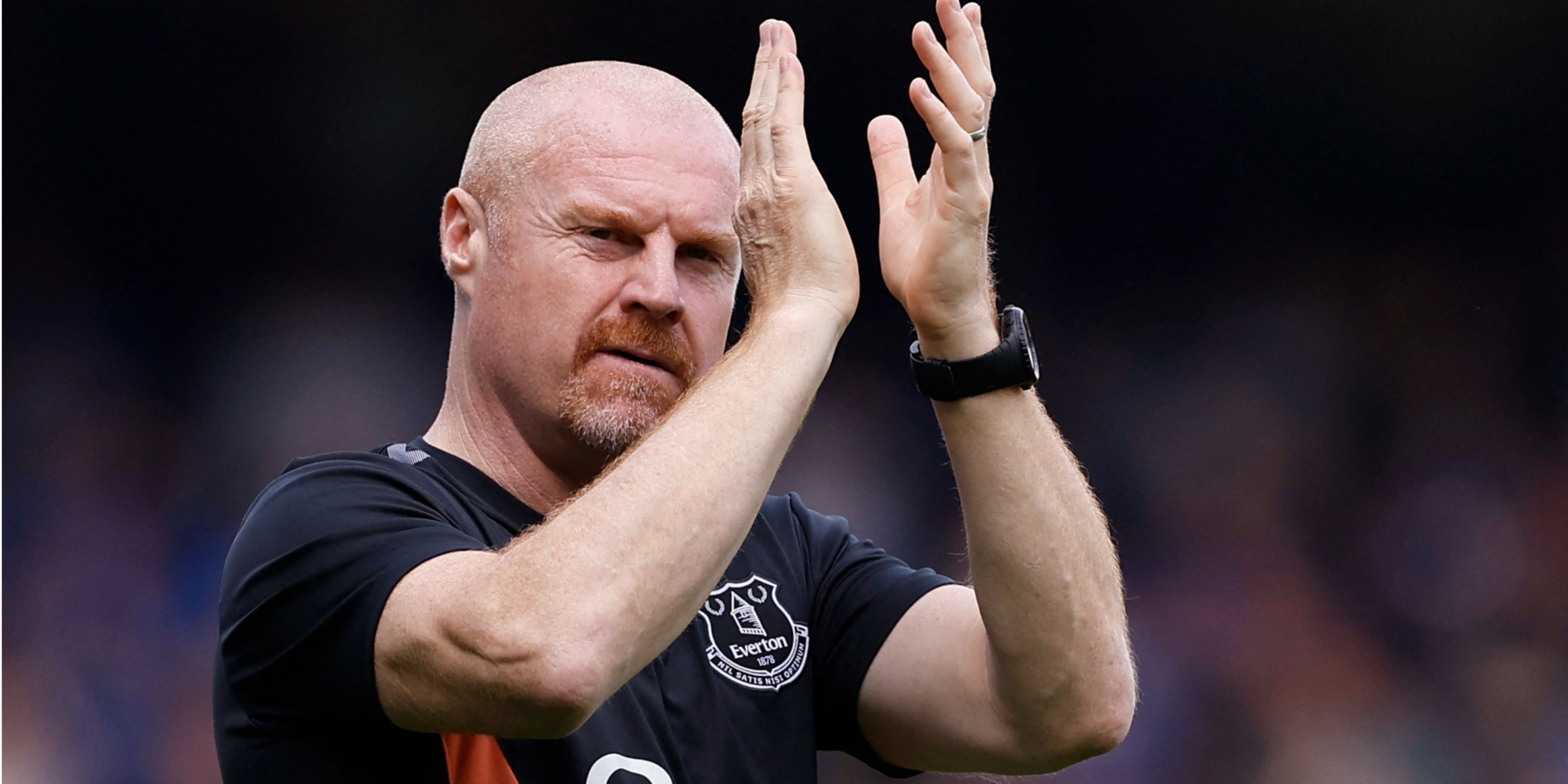 Sean Dyche clapping fans