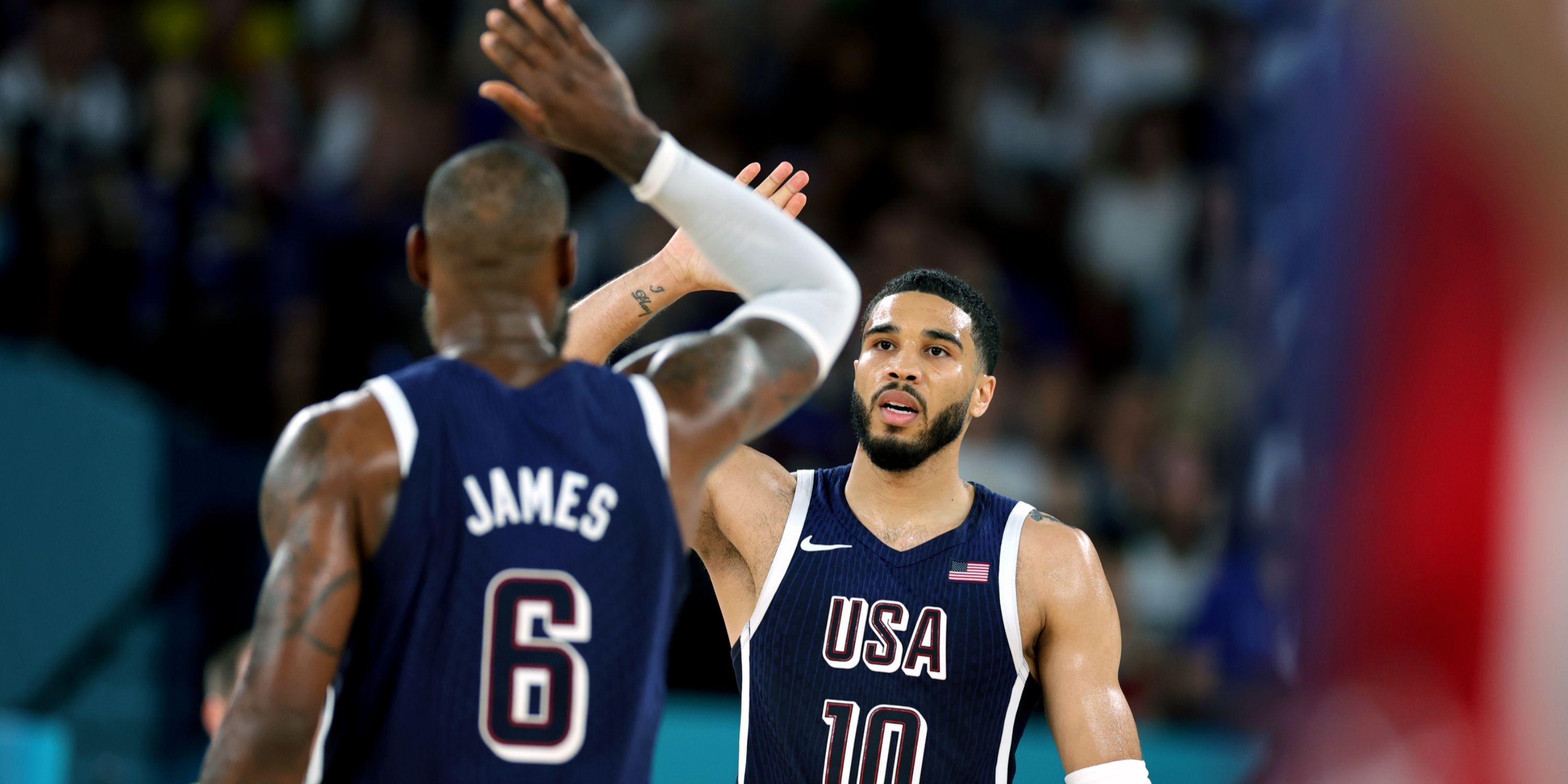 Jayson Tatum LeBron James Team USA Basketball