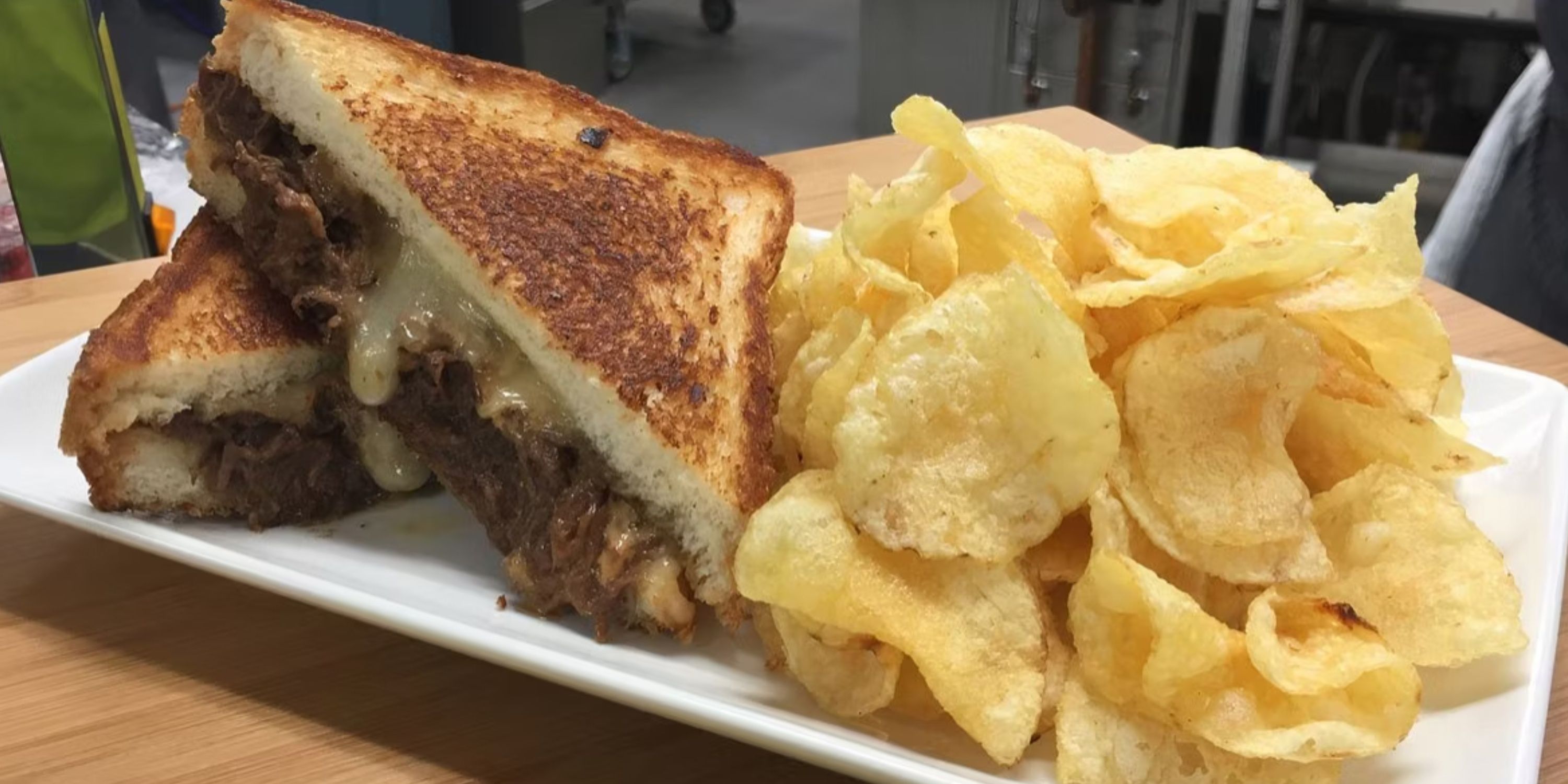 Mercedes-Benz Stadium Brisket Grilled Cheese