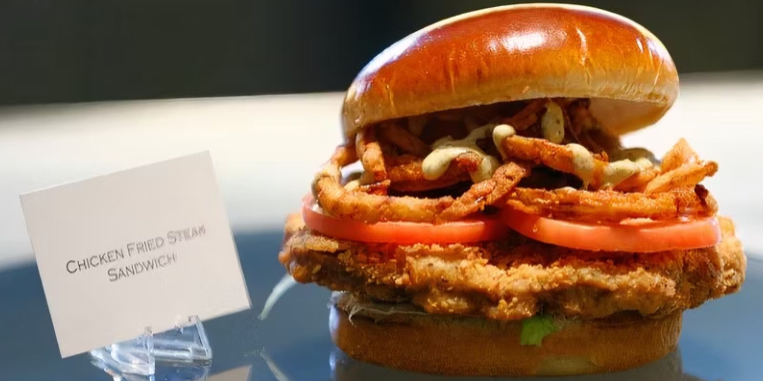 Dallas Cowboys Chicken Fried Steak Sandwich