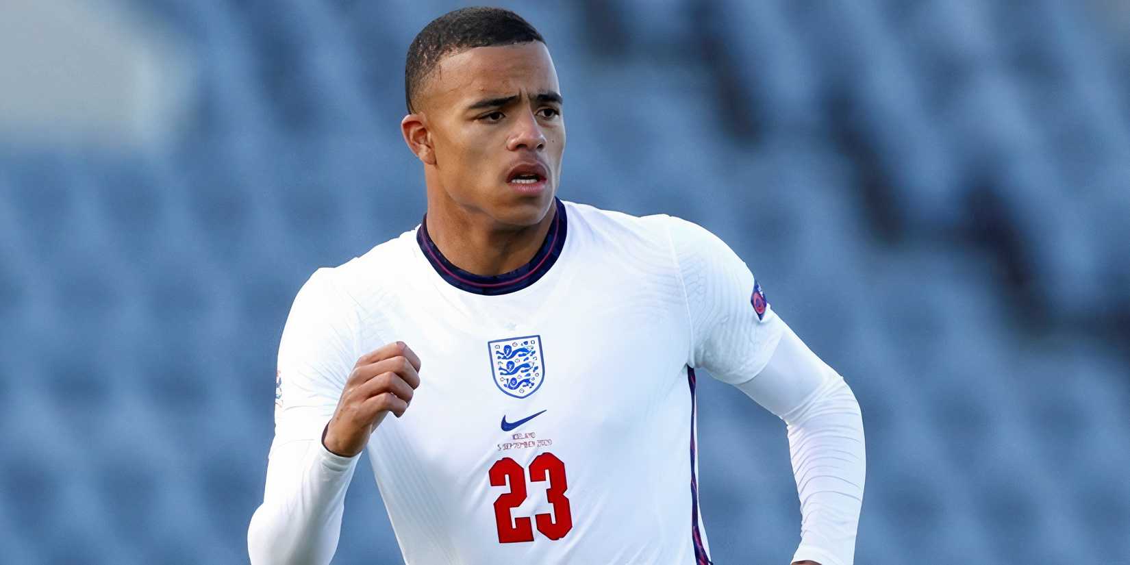 Mason Greenwood during his only England appearance