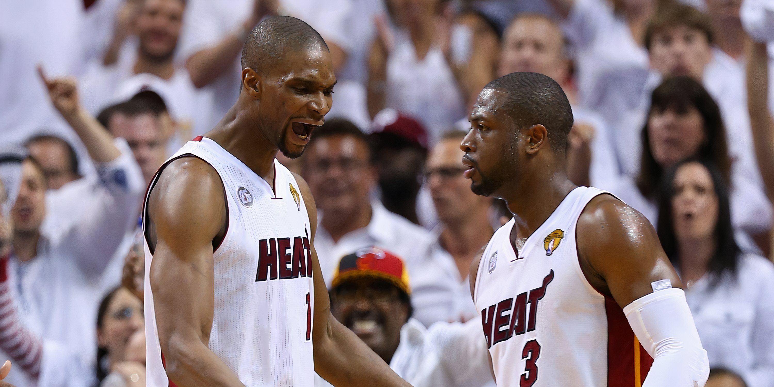 Chris Bosh and Dwyane Wade