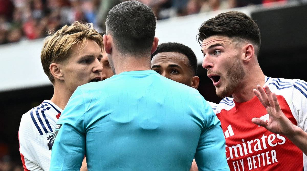Why Arsenal Fans are Angry With Ex-Referee's Declan Rice Red Card Analysis