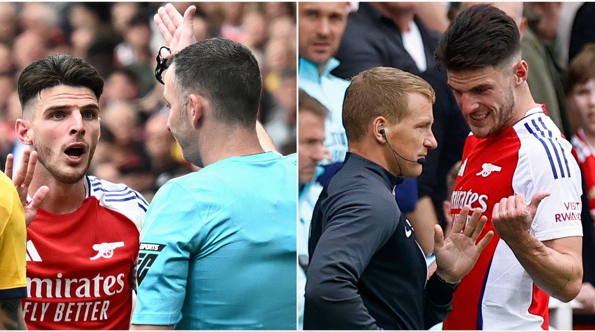 Why Arsenal Cannot Appeal Declan Rice's Red Card Ahead of Tottenham Derby