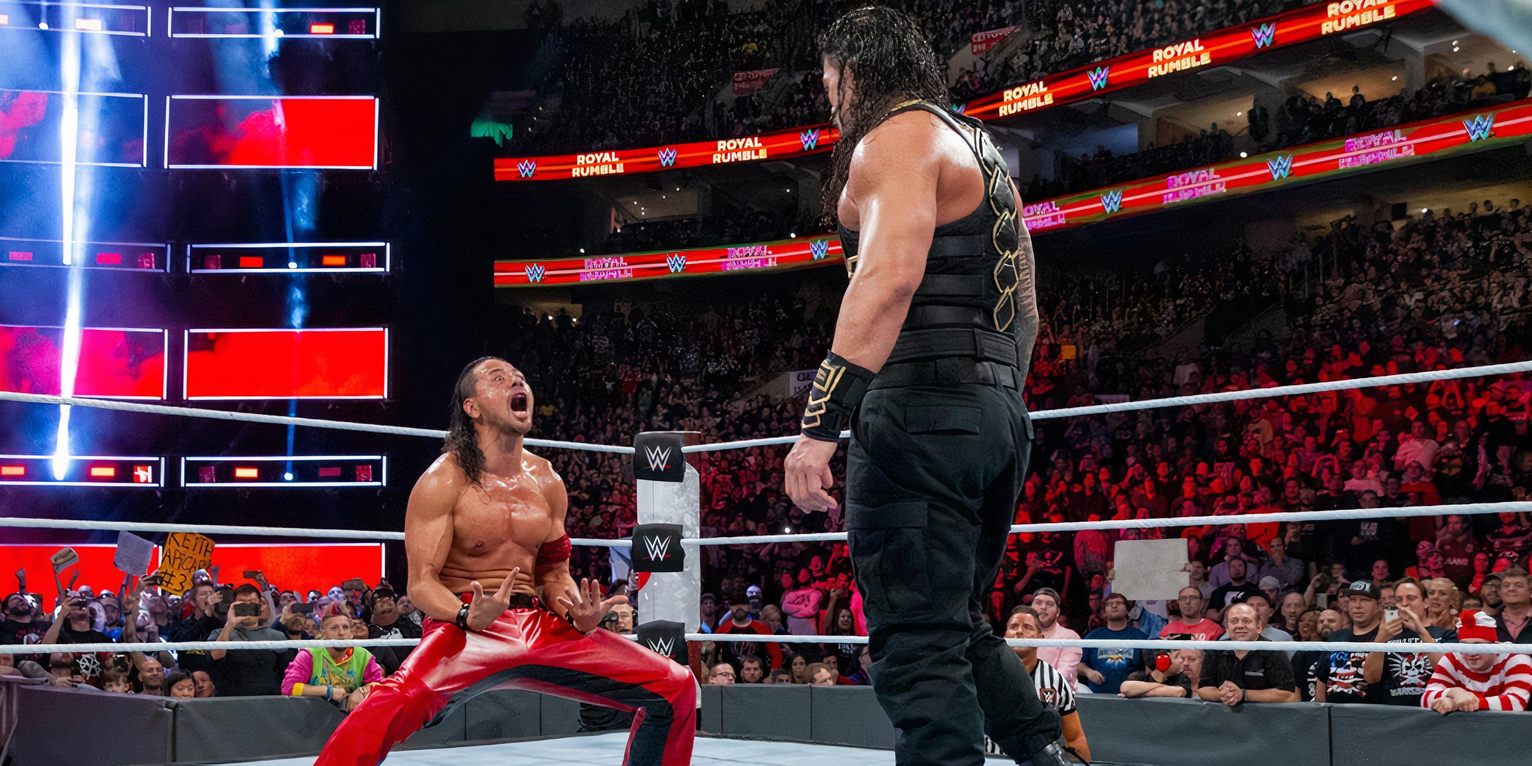 WWE Royal Rumble 2018 Shinsuke Nakamura Roman Reigns