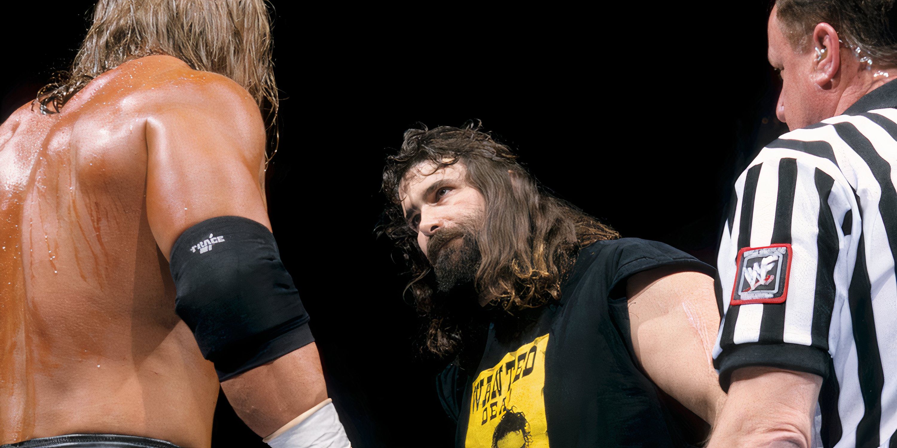 WWE Triple H vs Cactus Jack Royal Rumble 2000