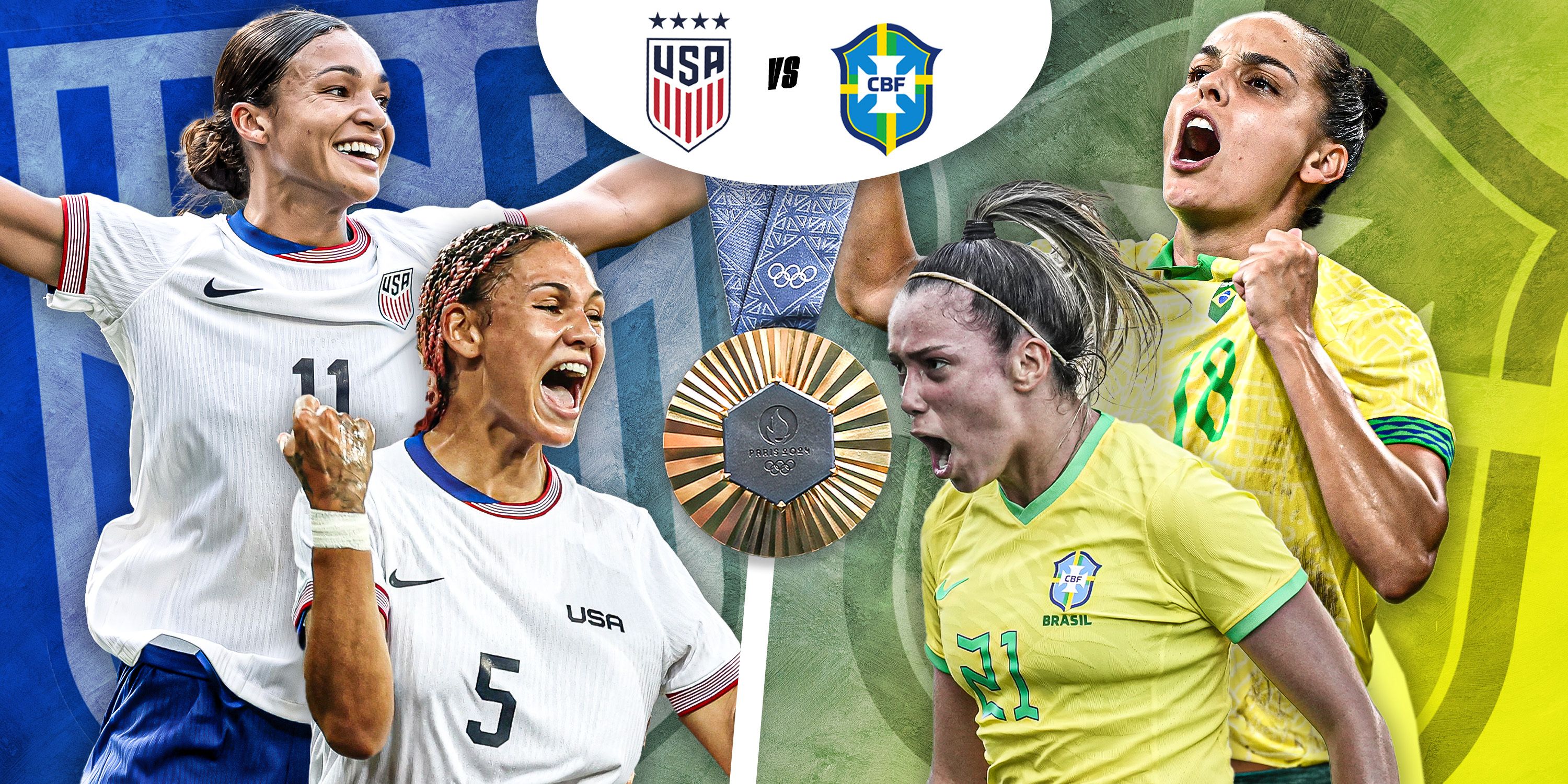 USA vs Brazil Prediction and Best Bets for Olympic Soccer Gold Medal Game