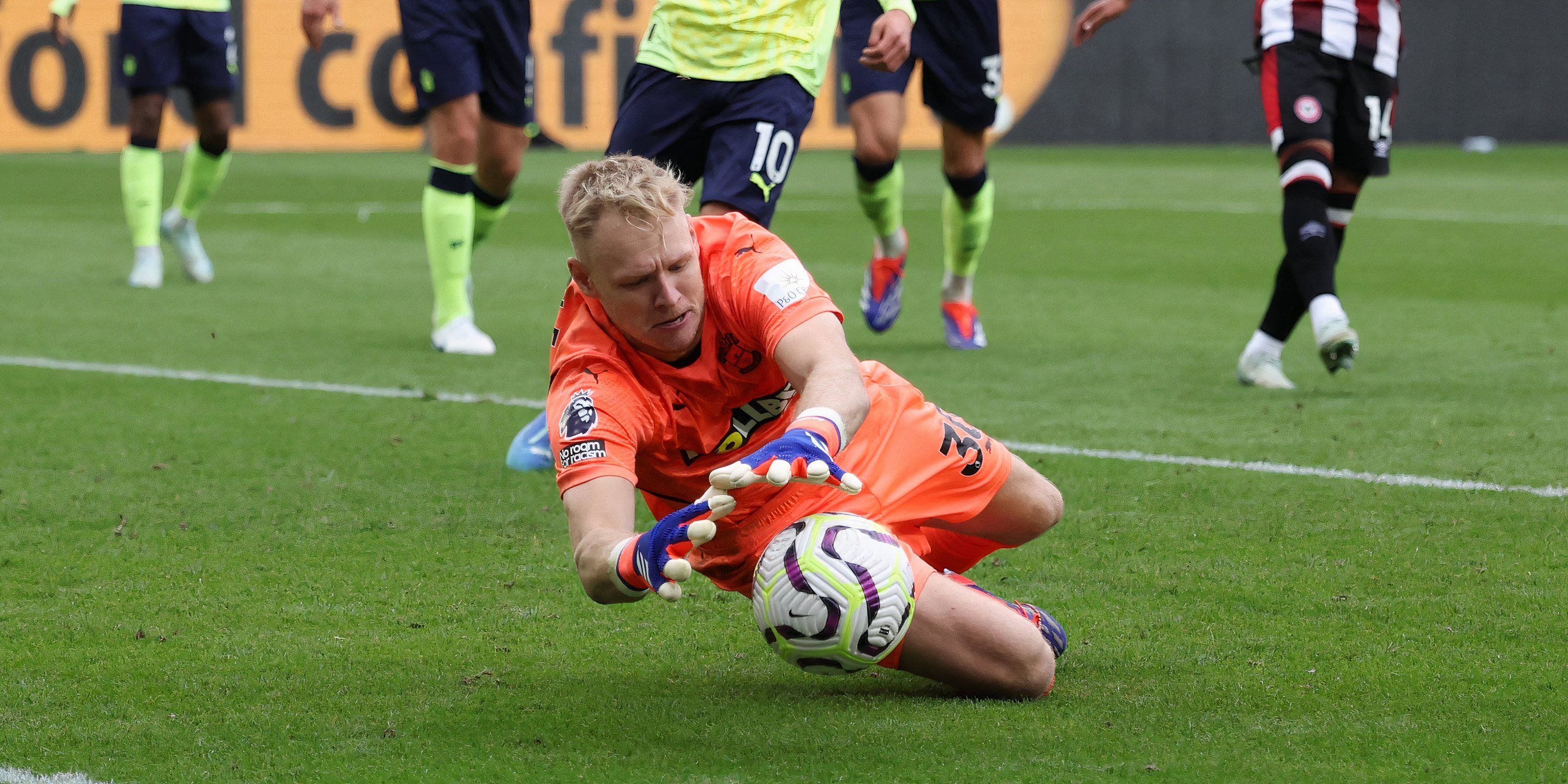 Aaron Ramsdale in action for Southampton