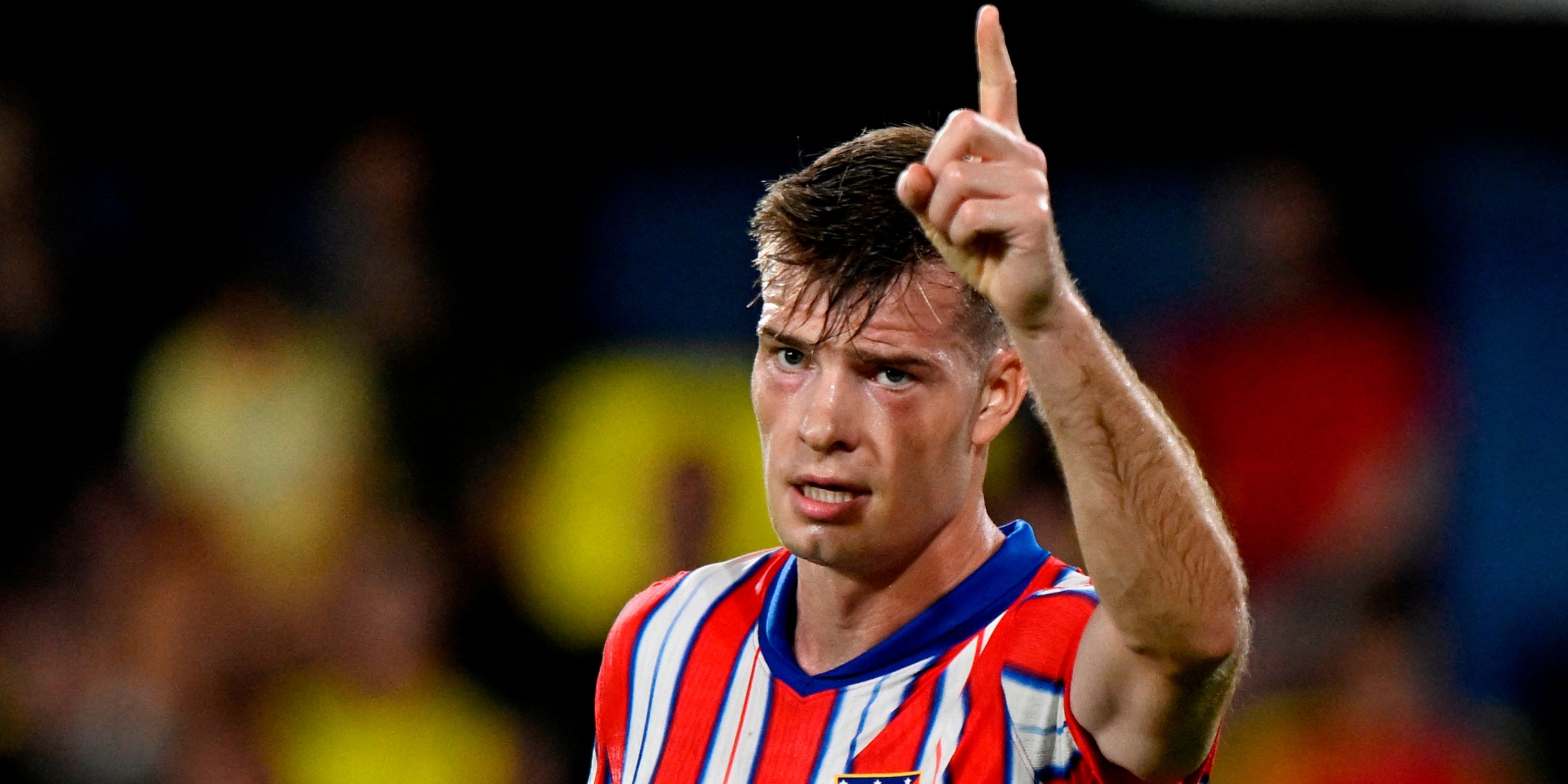 Alexander Sorloth celebrating for Atletico Madrid