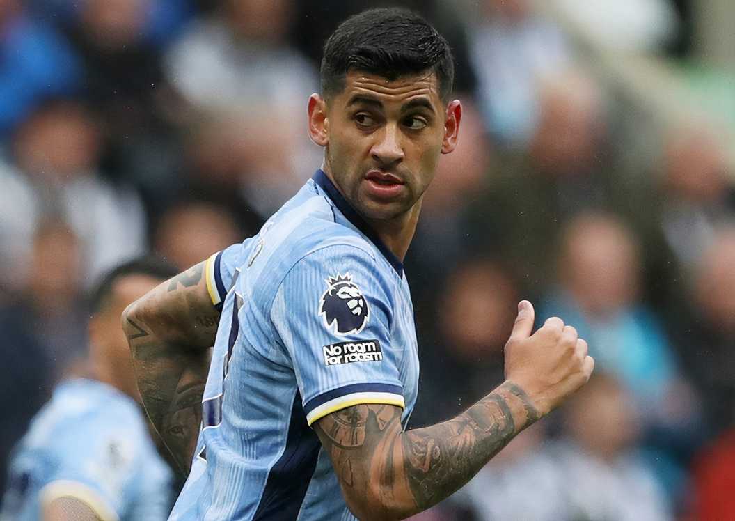 Tottenham Hotspur defender Cristian Romero in action