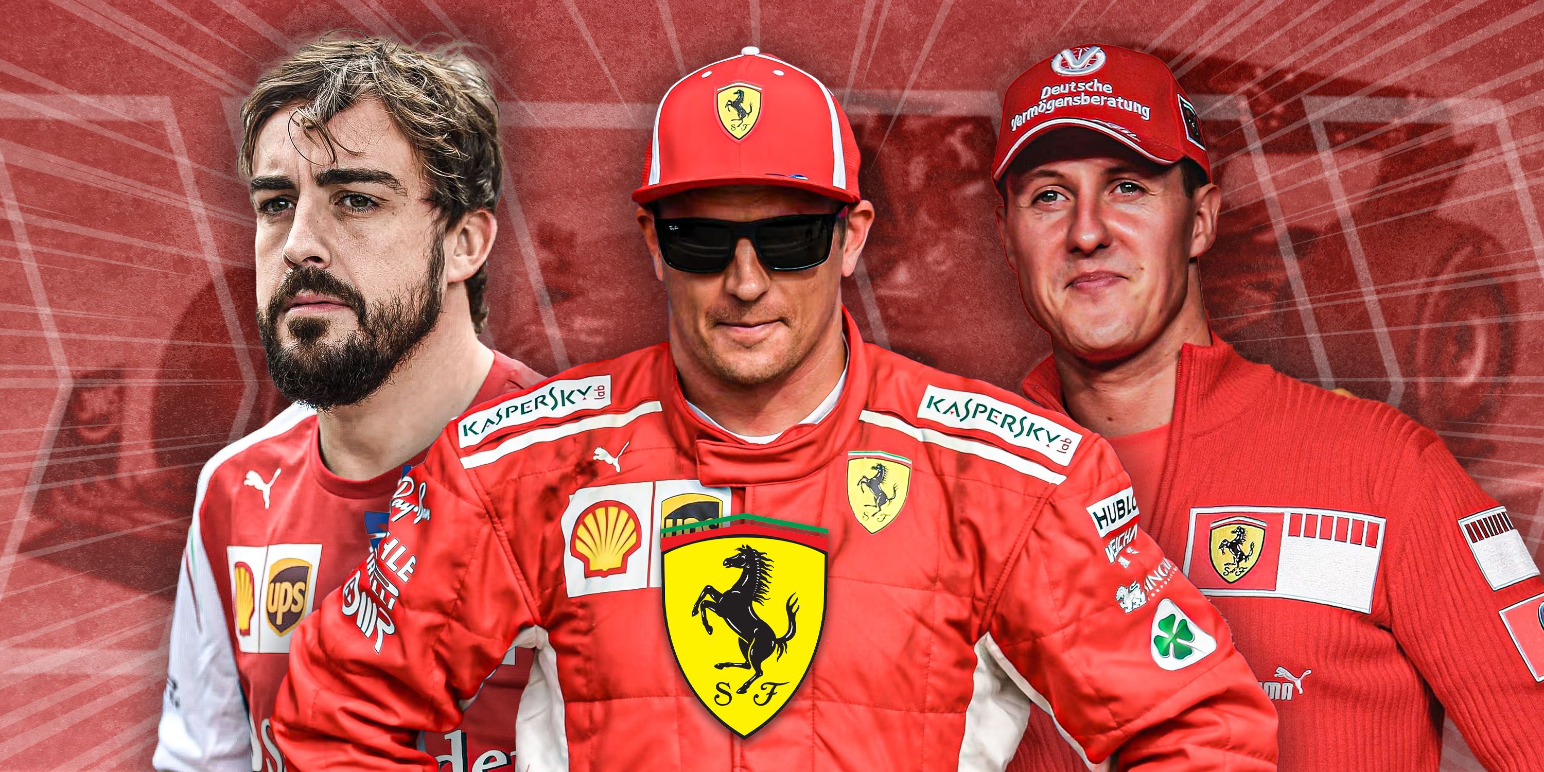 F1_10 greatest Ferrari drivers