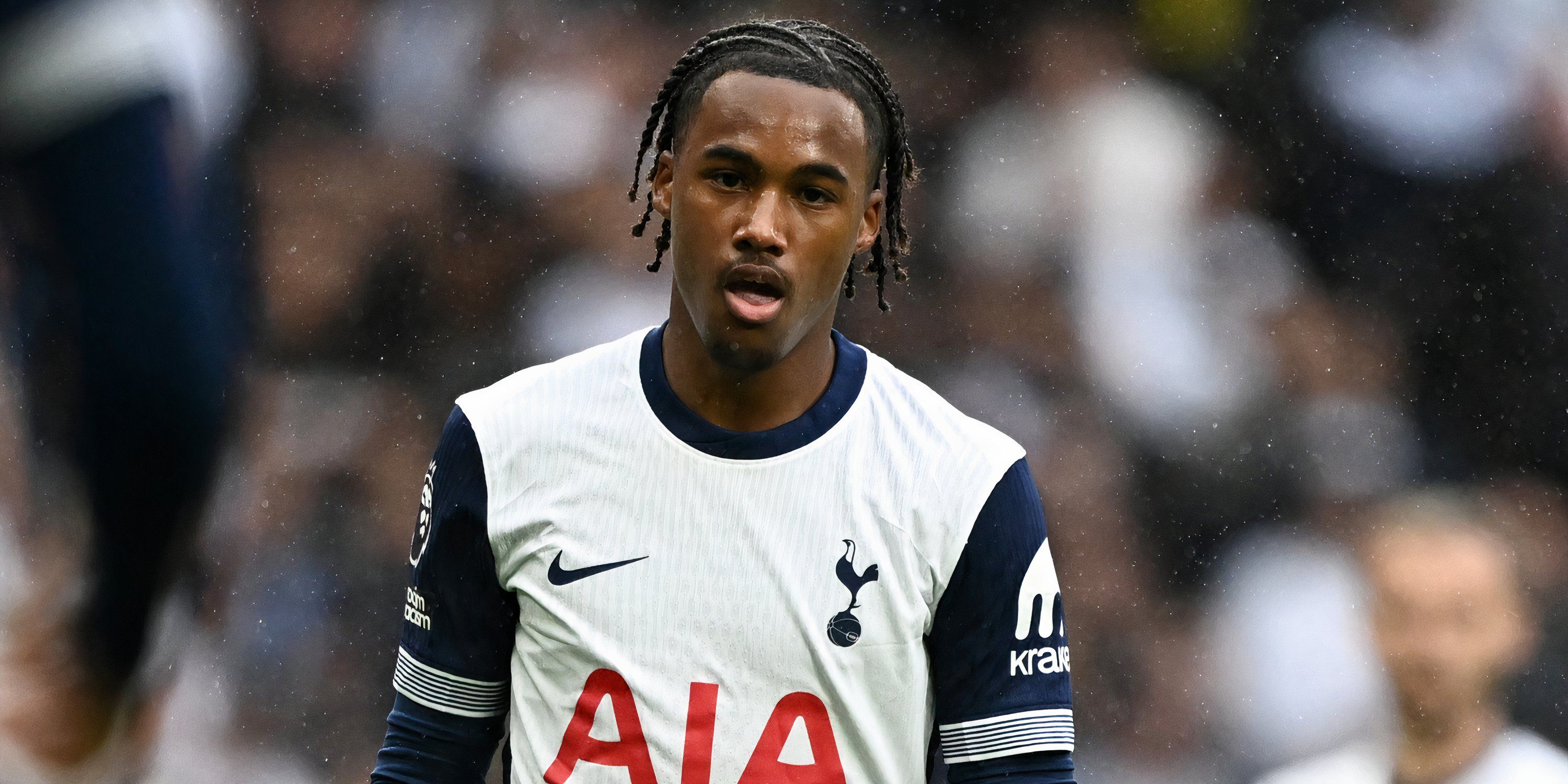 Tottenham's Wilson Odobert looks on