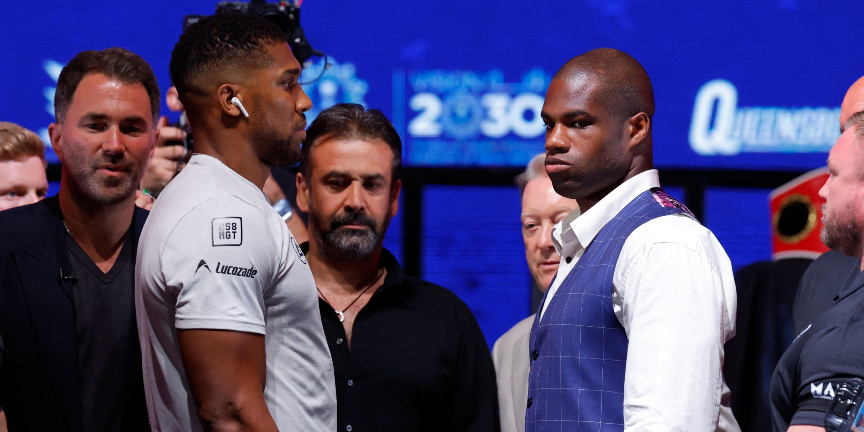 Anthony Joshua and Daniel Dubois