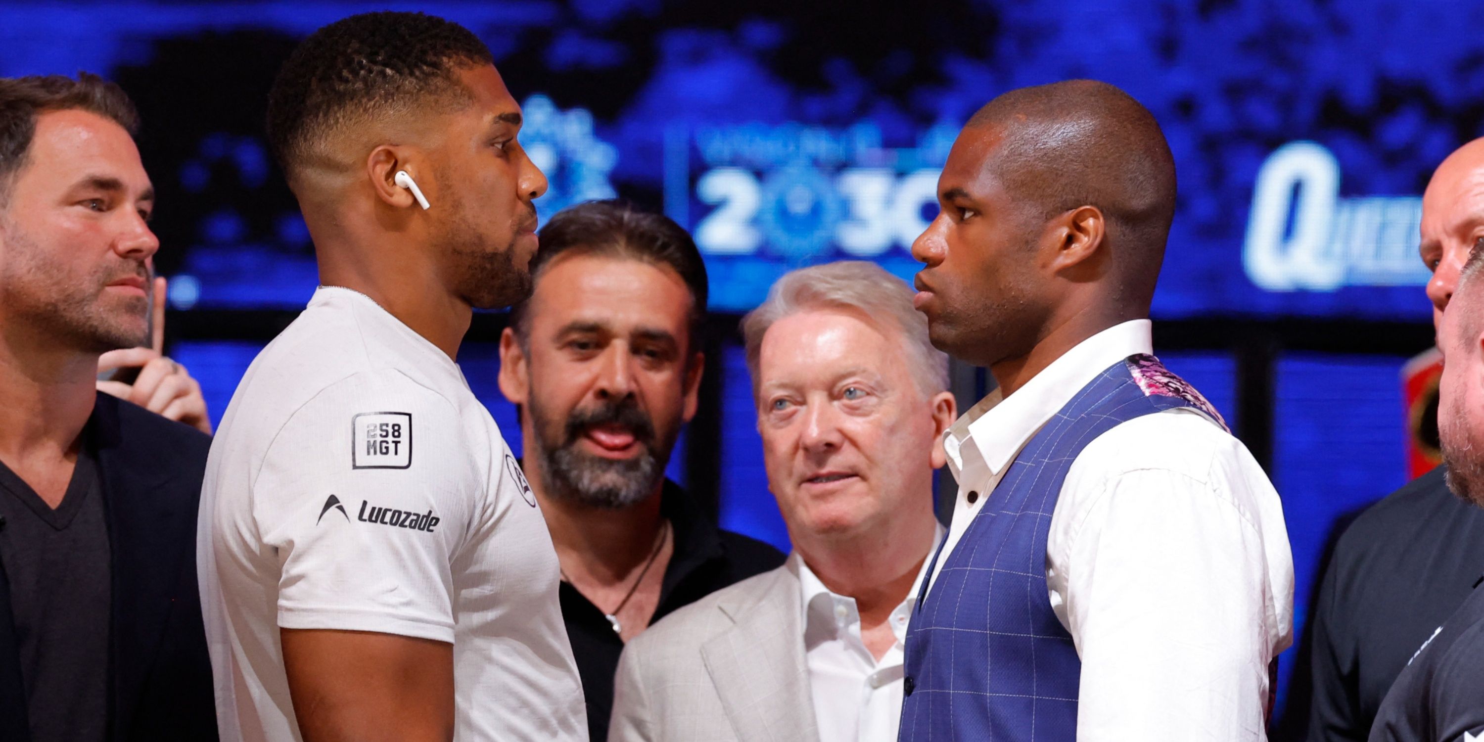 Anthony Joshua and Daniel Dubois