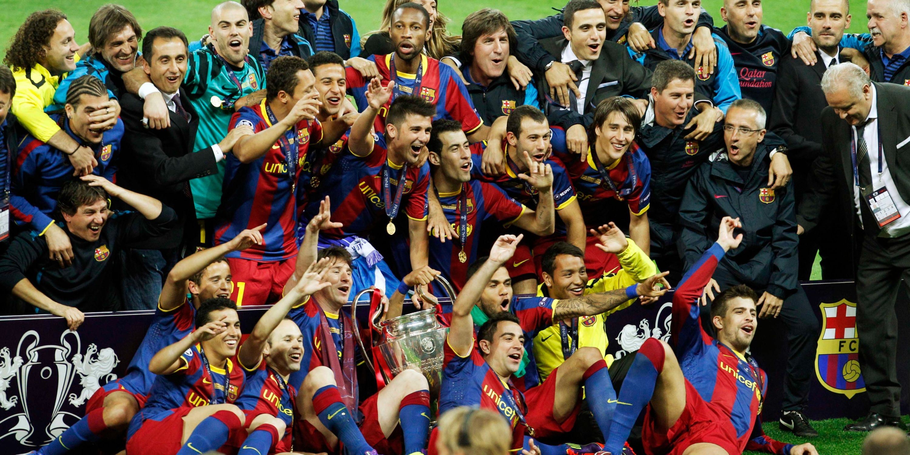 Barcelona win 2011 UCL