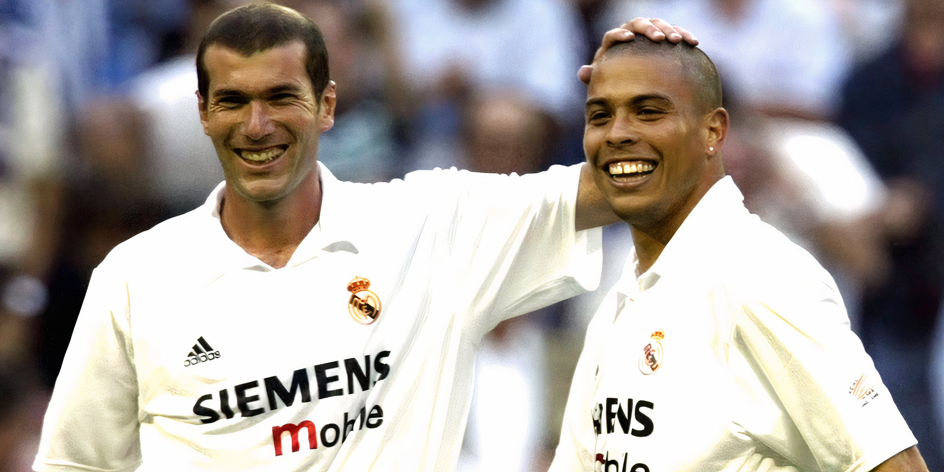 Zinedine Zidane and Ronaldo