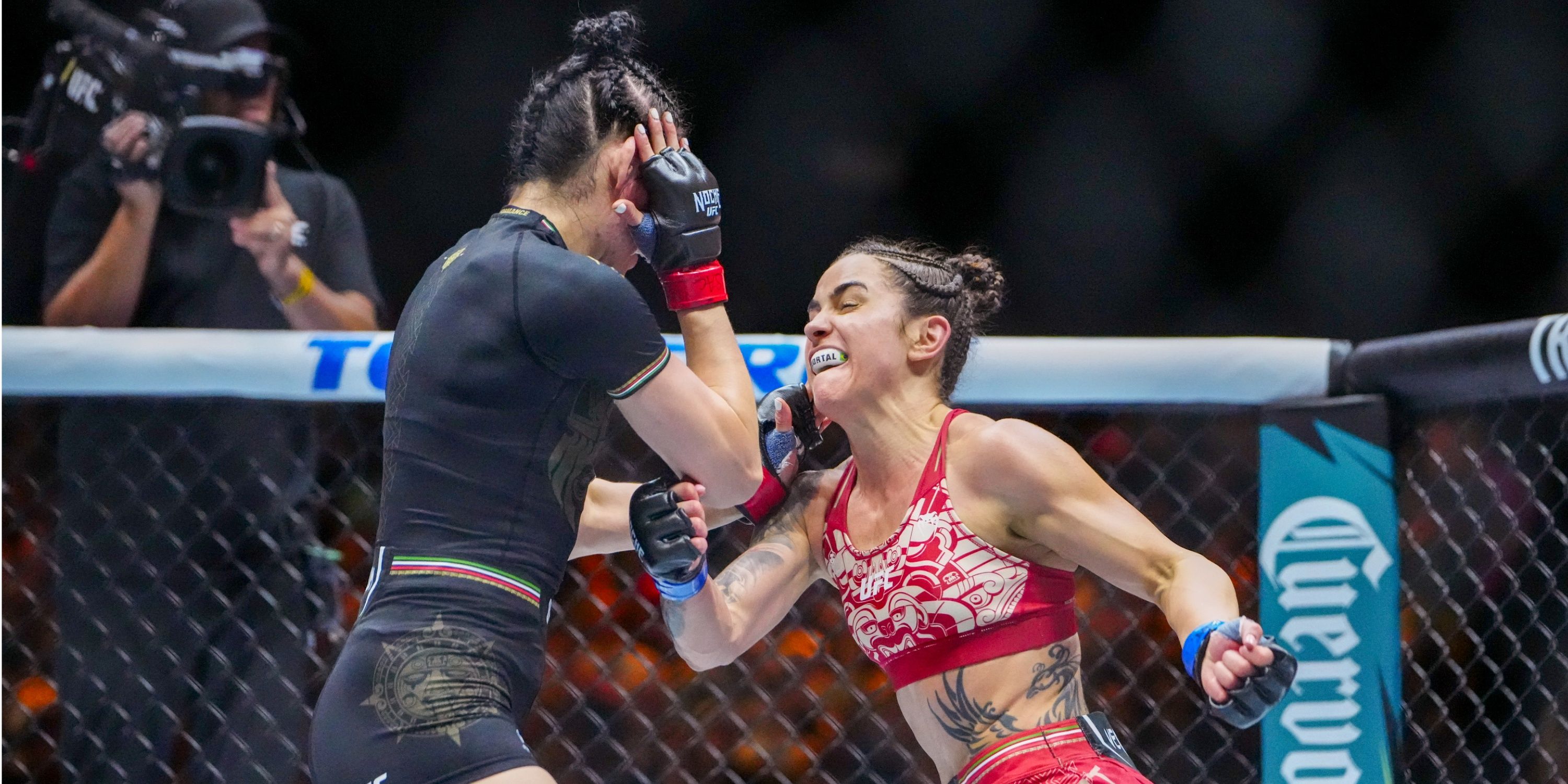 What Irene Aldana's Cut From UFC 306 Looks Like After Stitches