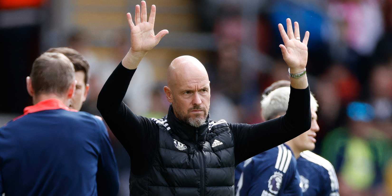 Manchester United boss Erik ten Hag on the touchline