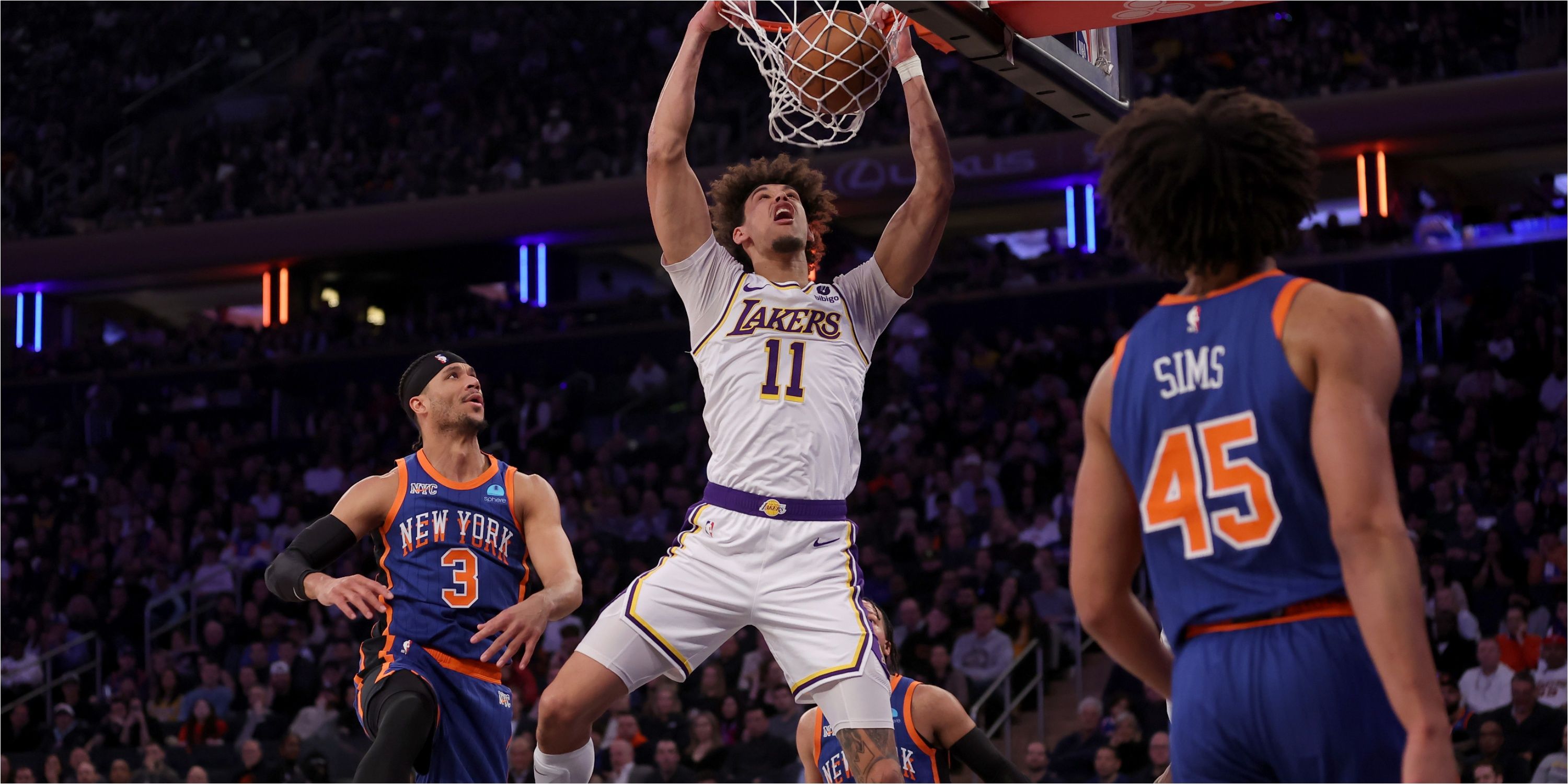 Jaxson Hayes Lakers Knicks