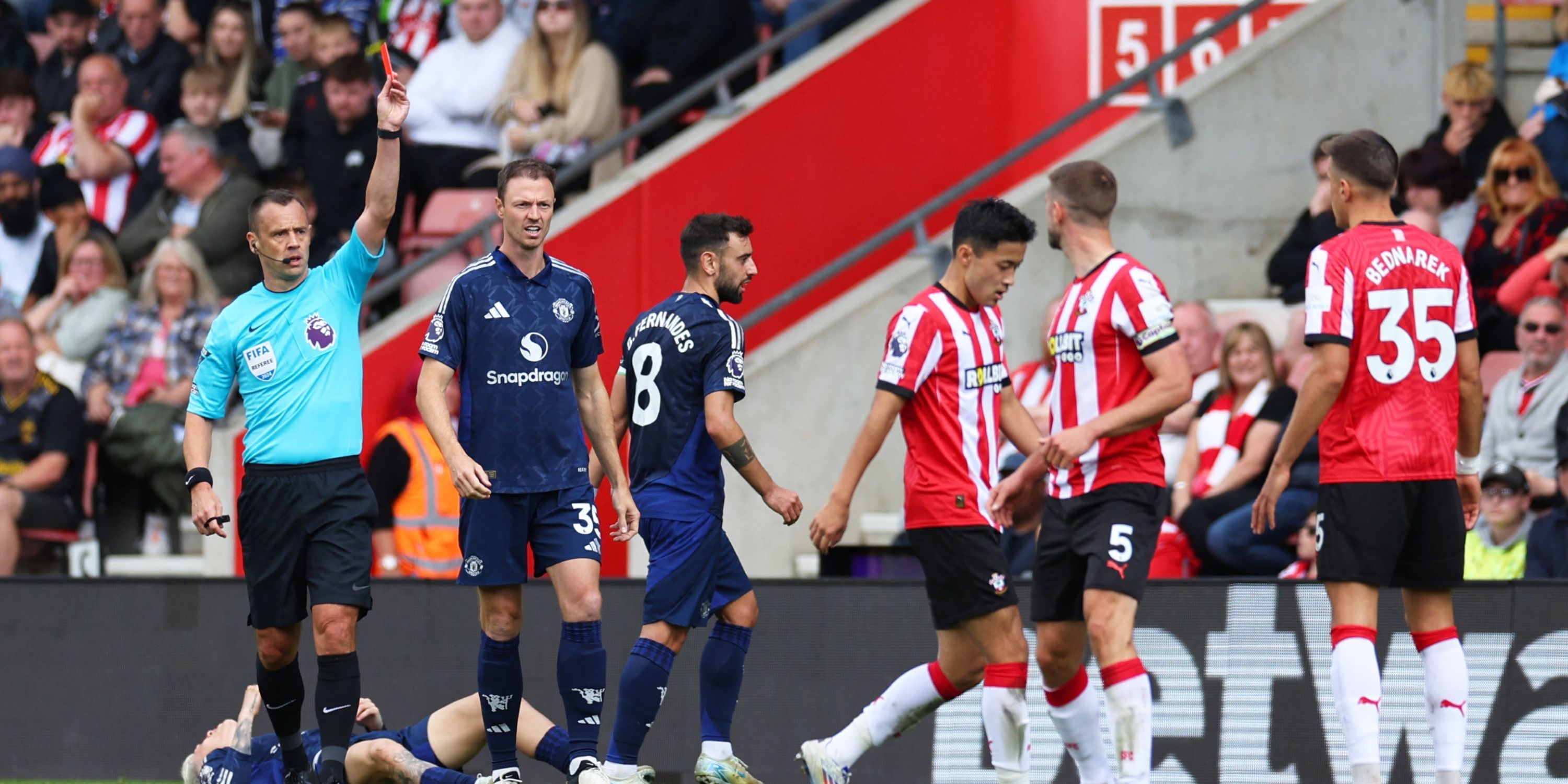 Jack Stephens sent off