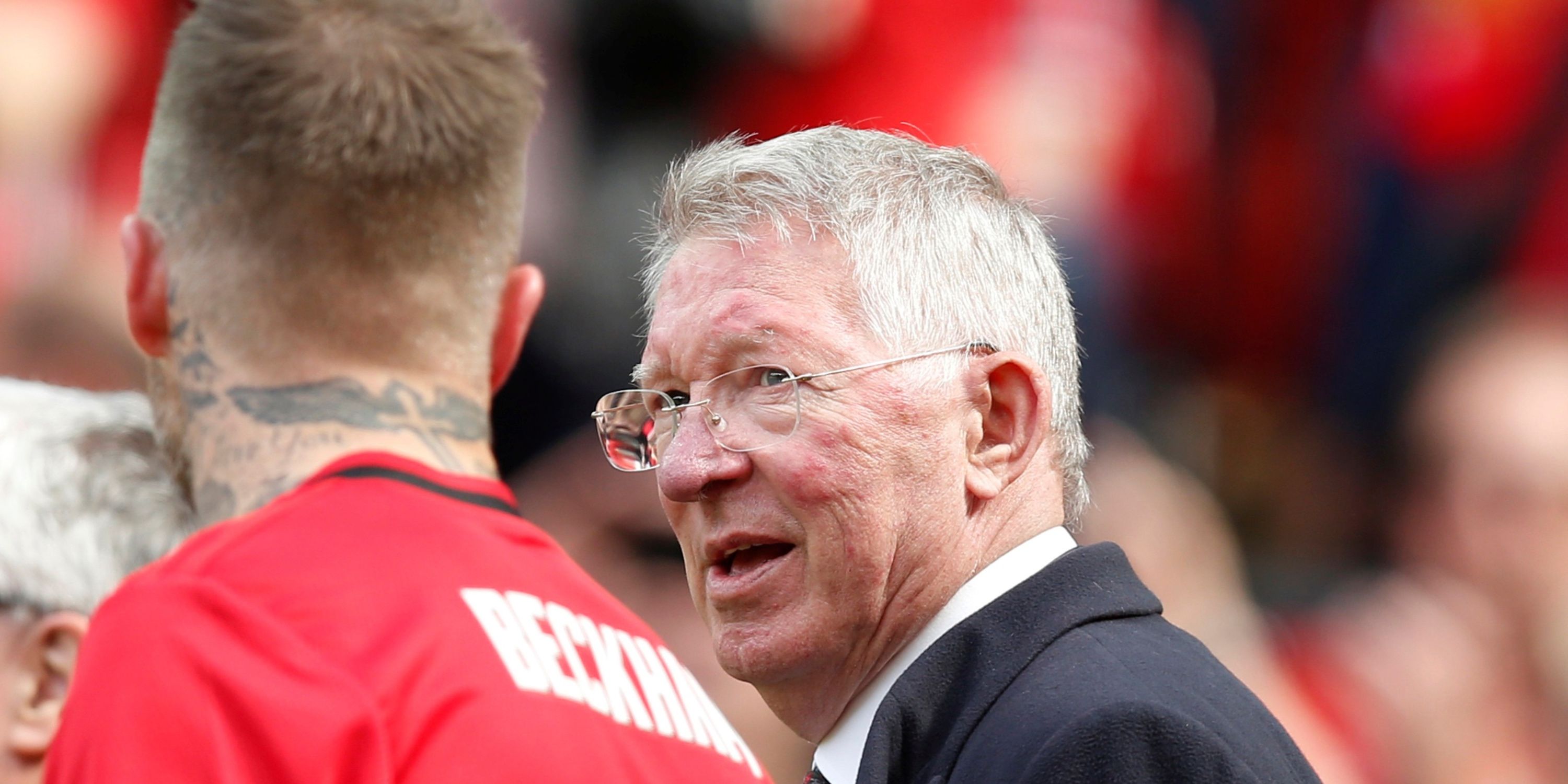 David Beckham and Sir Alex Ferguson