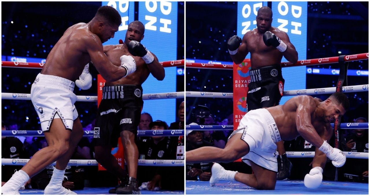 Anthony Joshua and Daniel Dubois