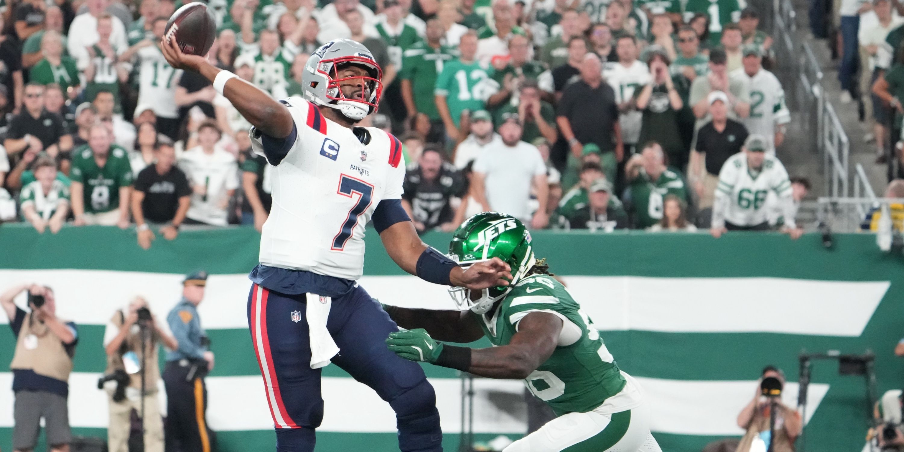 Patriots vs Jets Week 3 Jacoby Brissett