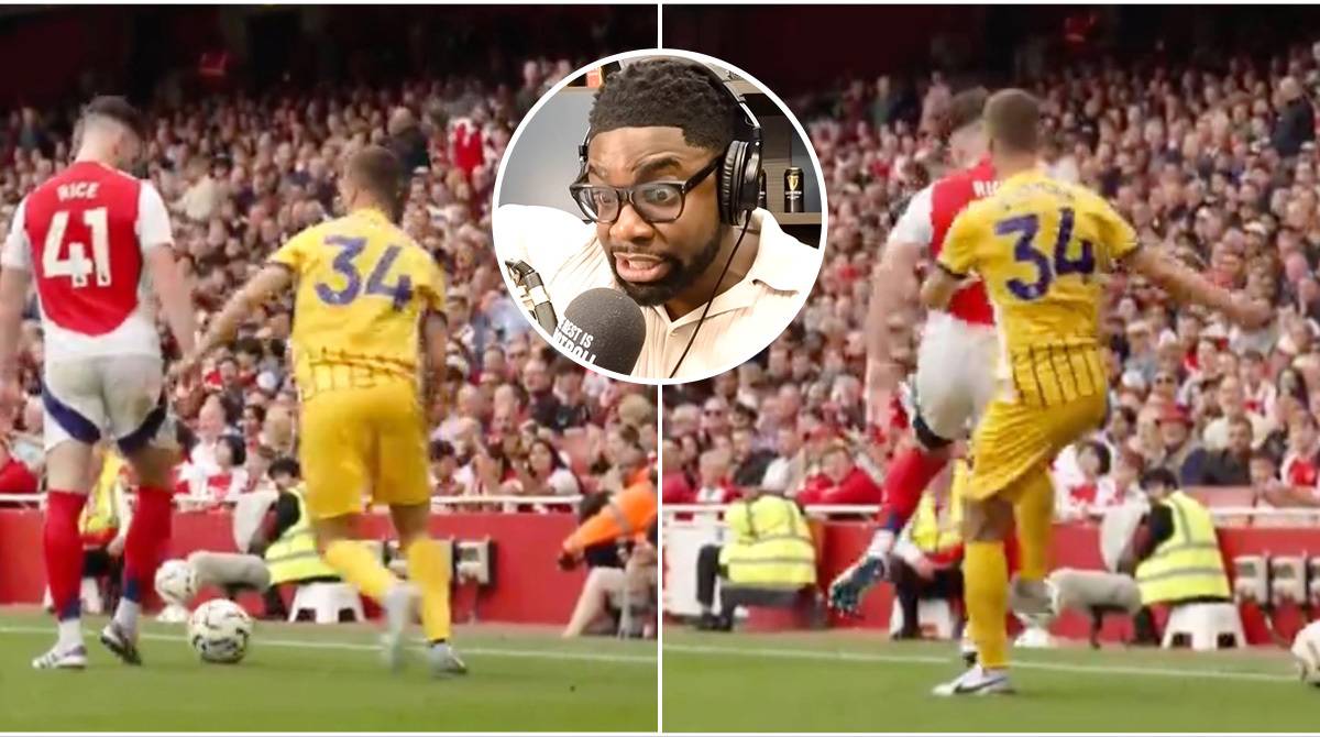 Damning Footage Shows New Angle of Declan Rice Red Card Incident vs ...