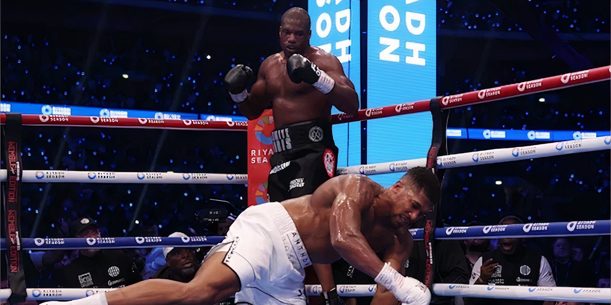 Daniel Dubois and Anthony Joshua 