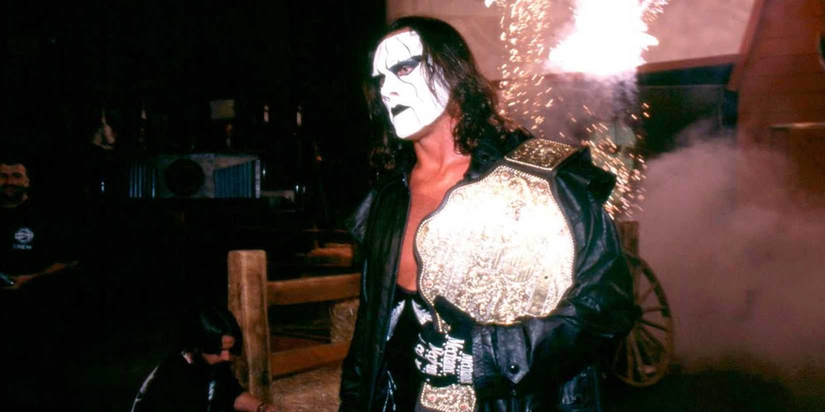 Sting as WCW Champion