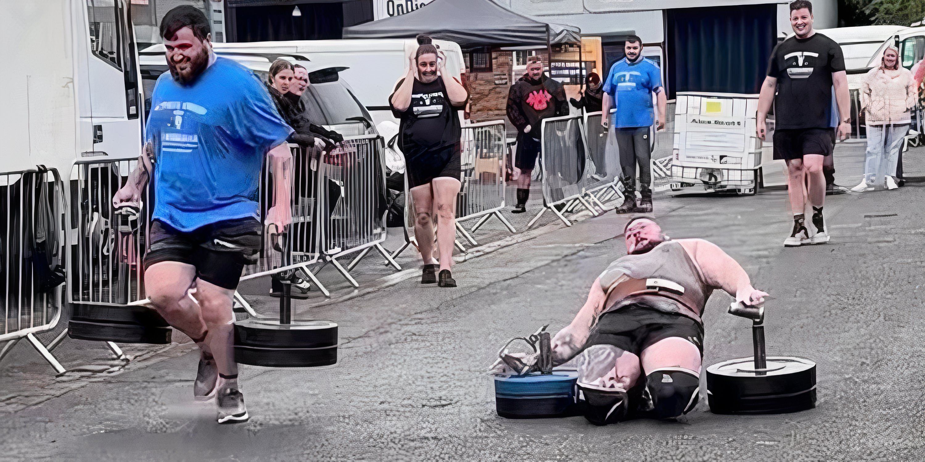 Strongman Dan Jones' Horror Injury Sees 'Knees Shoot Up Into his Thighs'