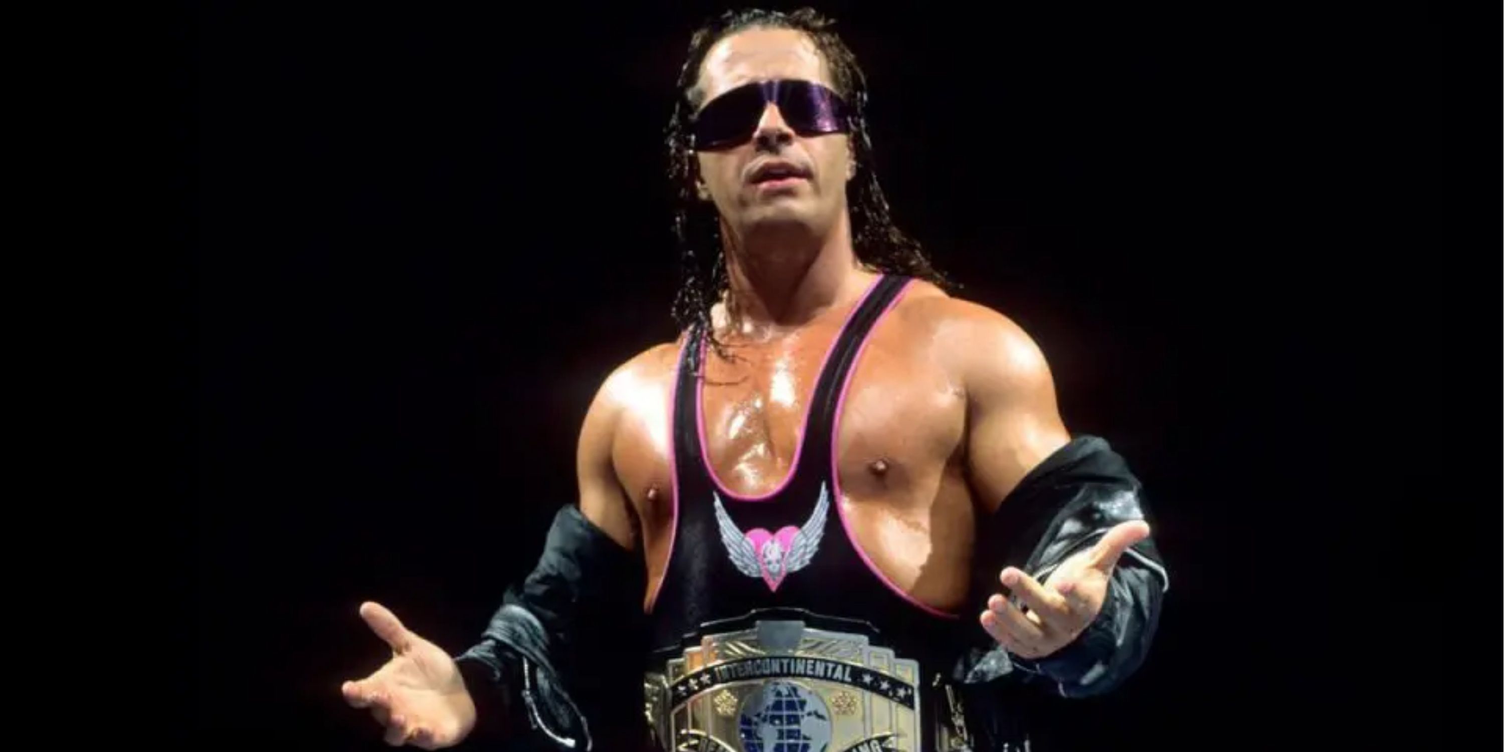 Bret Hart as WWE Intercontinental Champion