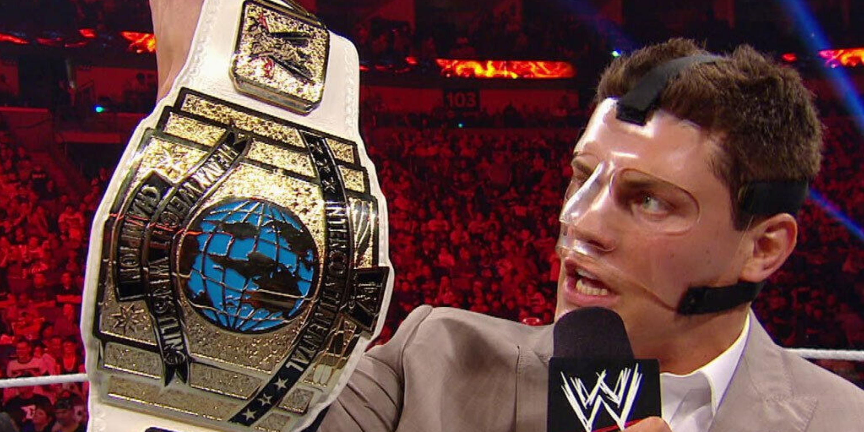 Cody Rhodes reveals the 2011 Intercontinental Championship design featuring the iconic white strap