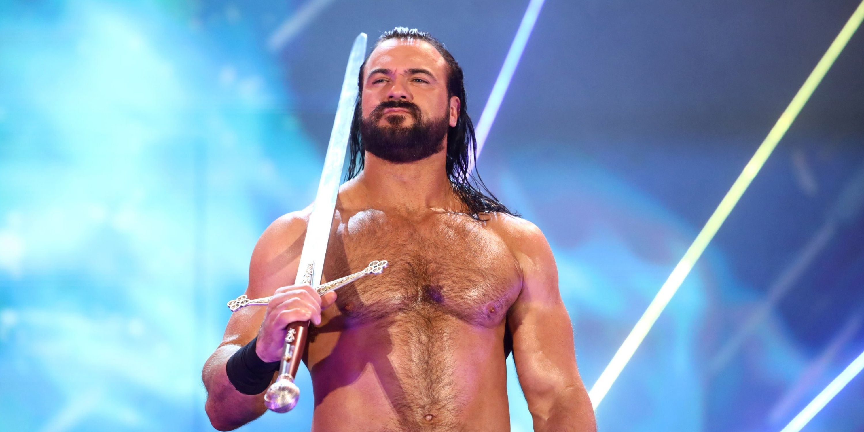 Drew McIntyre making his entrance in WWE