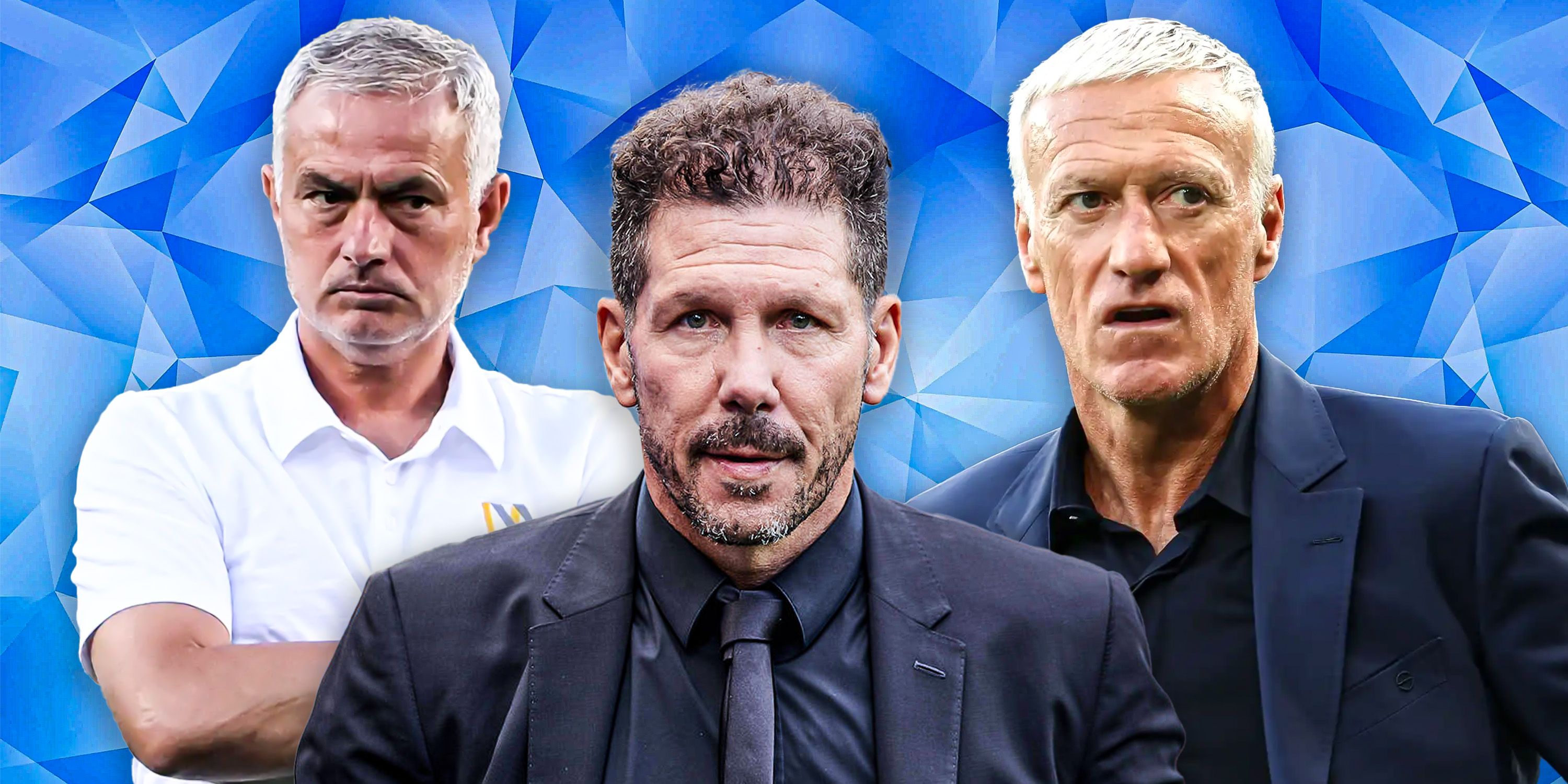 Jose Mourinho, Diego Simeone and Didier Deschamps all as coaches