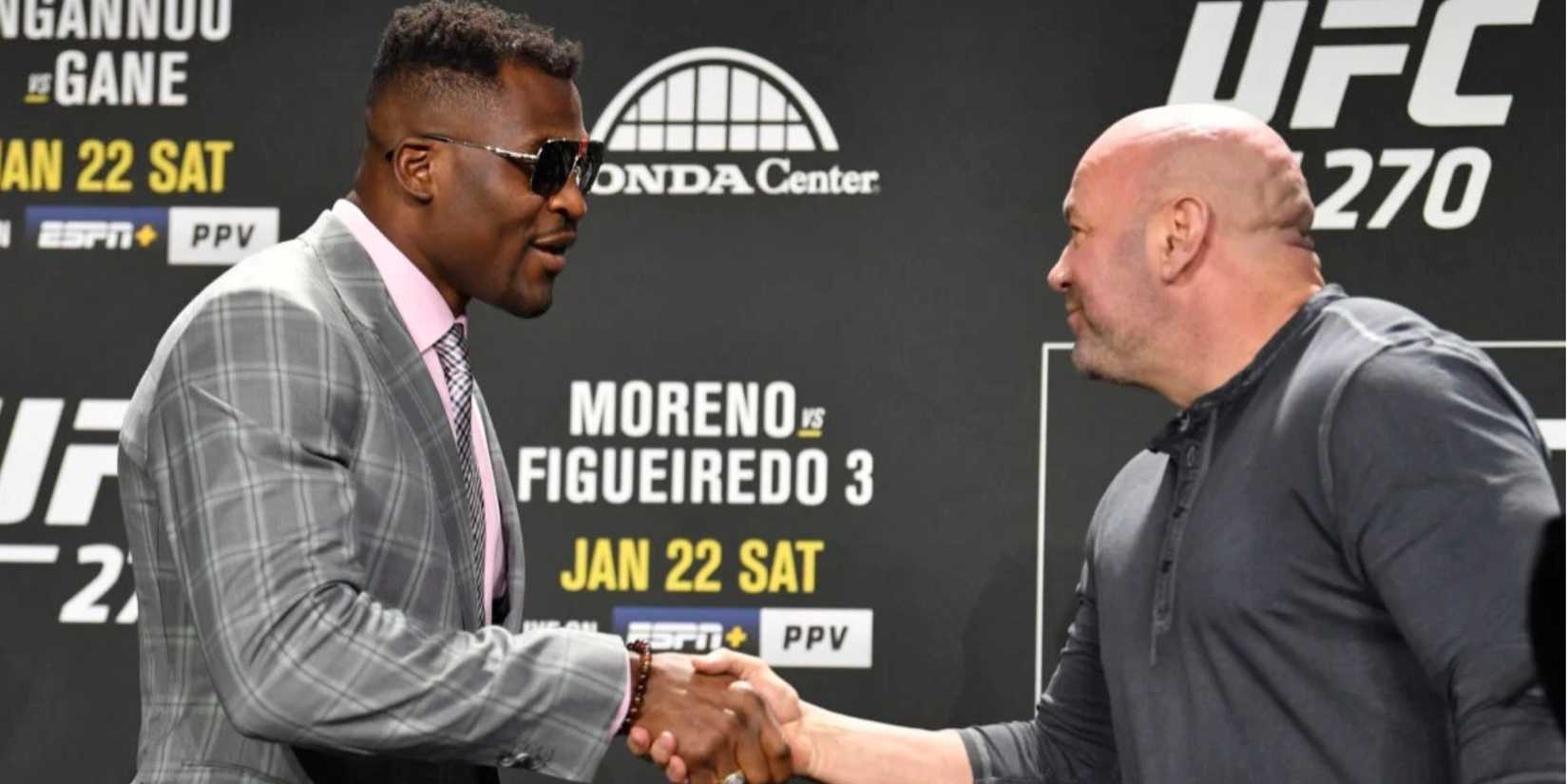 FrancisNgannouDanaWhite