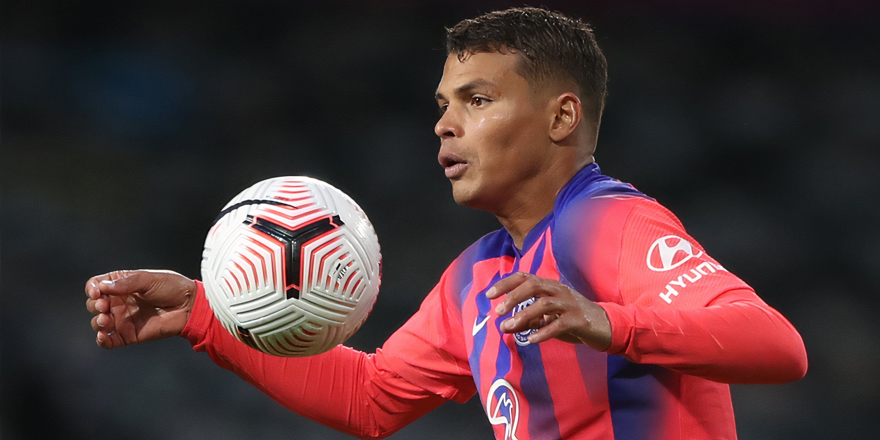 Thiago Silva playing for Chelsea