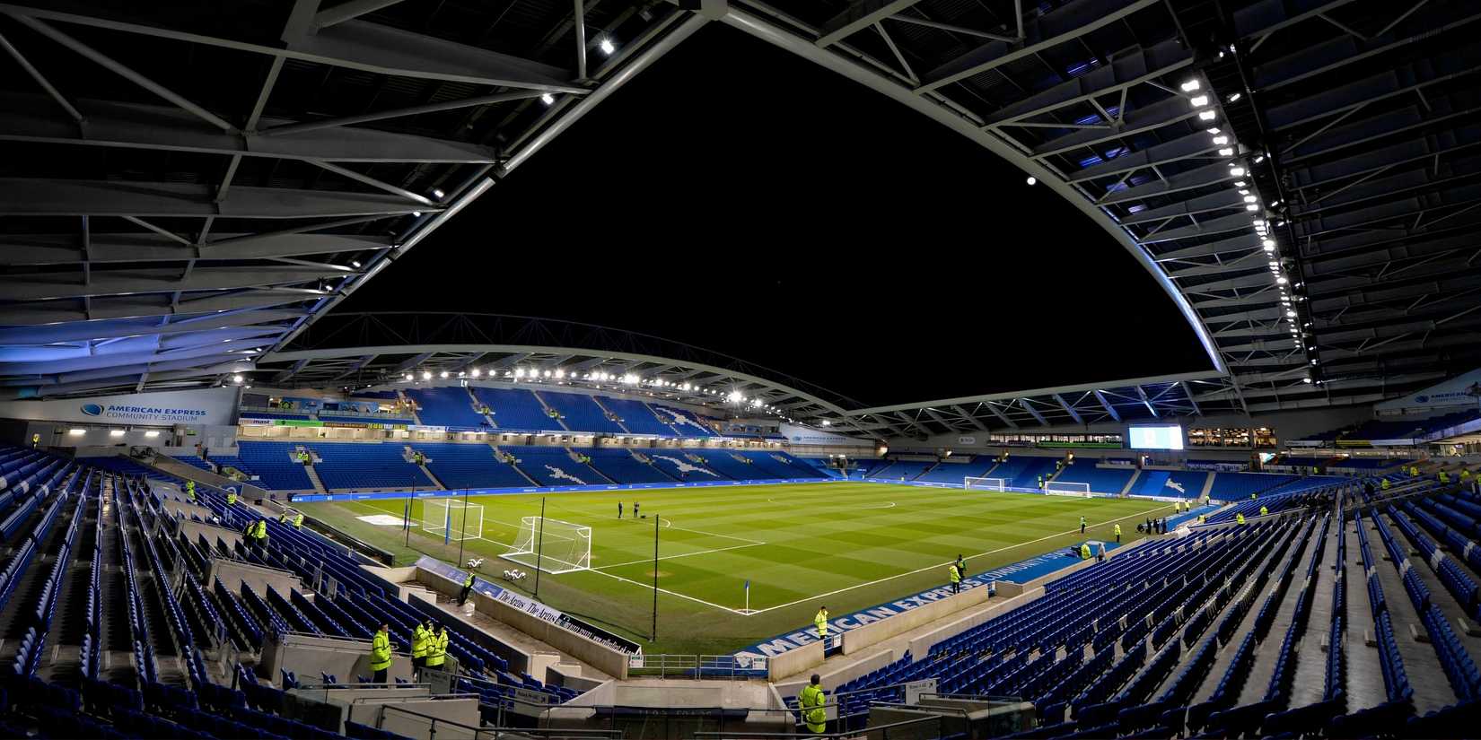 A photo of Brighton's AMEX Stadium.