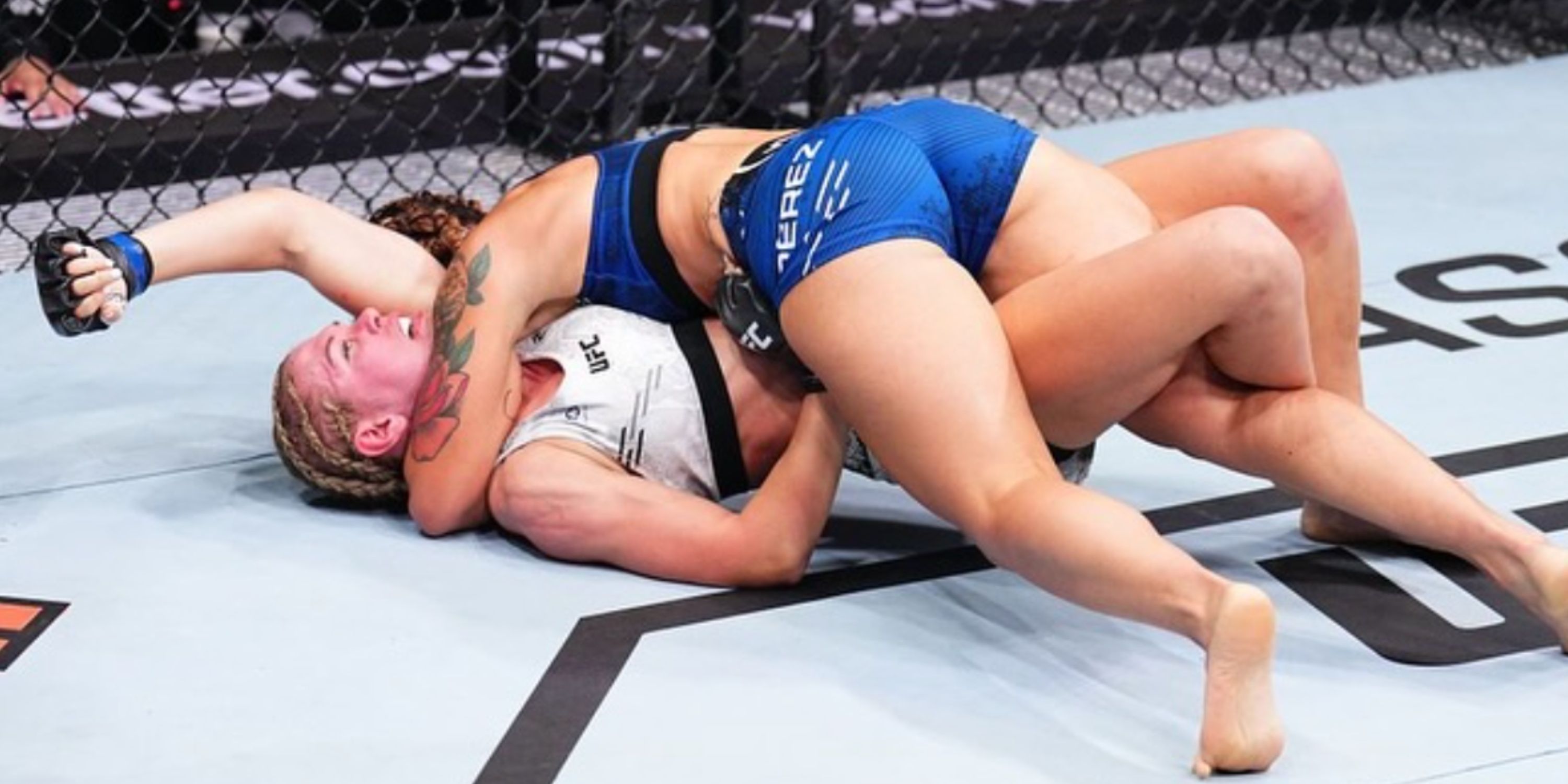 Ailin Perez Twerks in Face of Opponent at UFC Paris