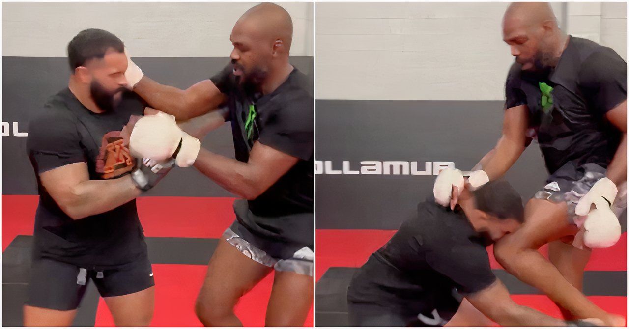 Gable Steveson and Jon Jones