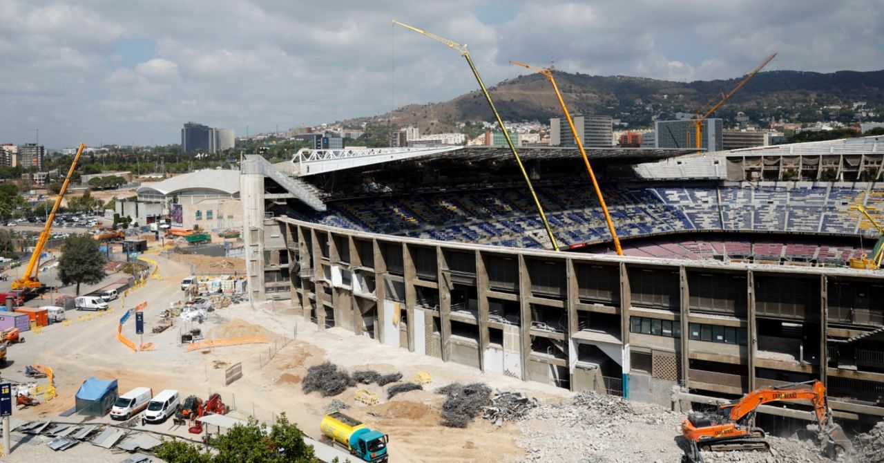 Stunning New Images of Barcelona's 1.25bn Redesigned Camp Nou Emerge