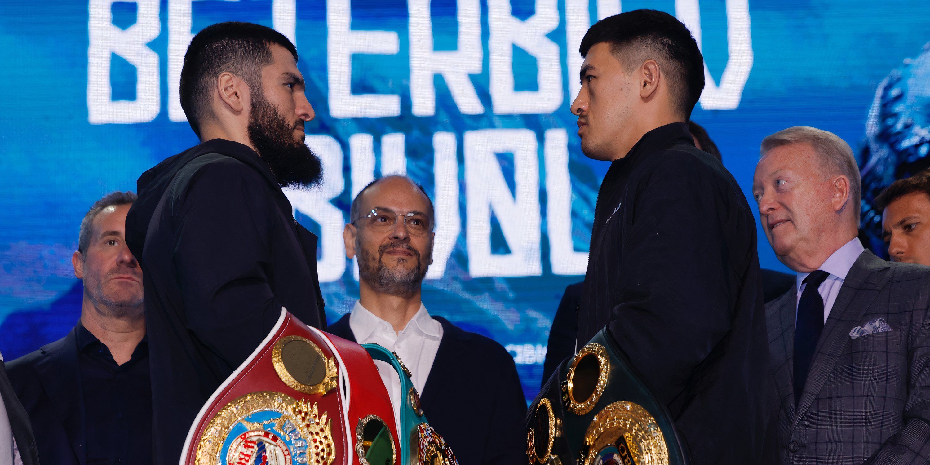 Beterbiev and Bivol face-off before their fight