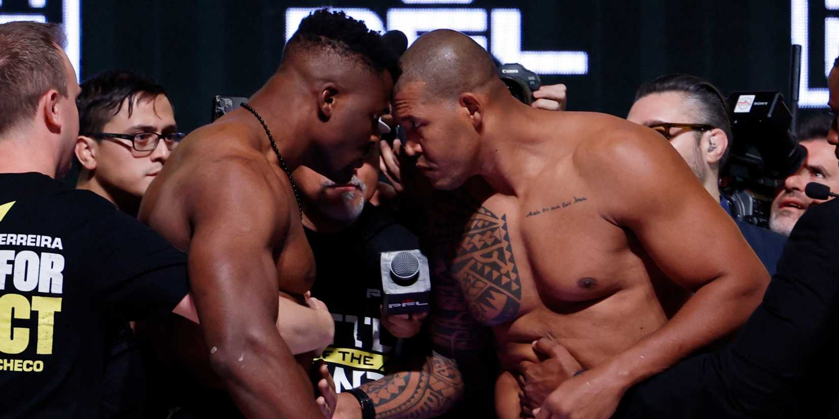 Francis Ngannou and Renan Ferreira