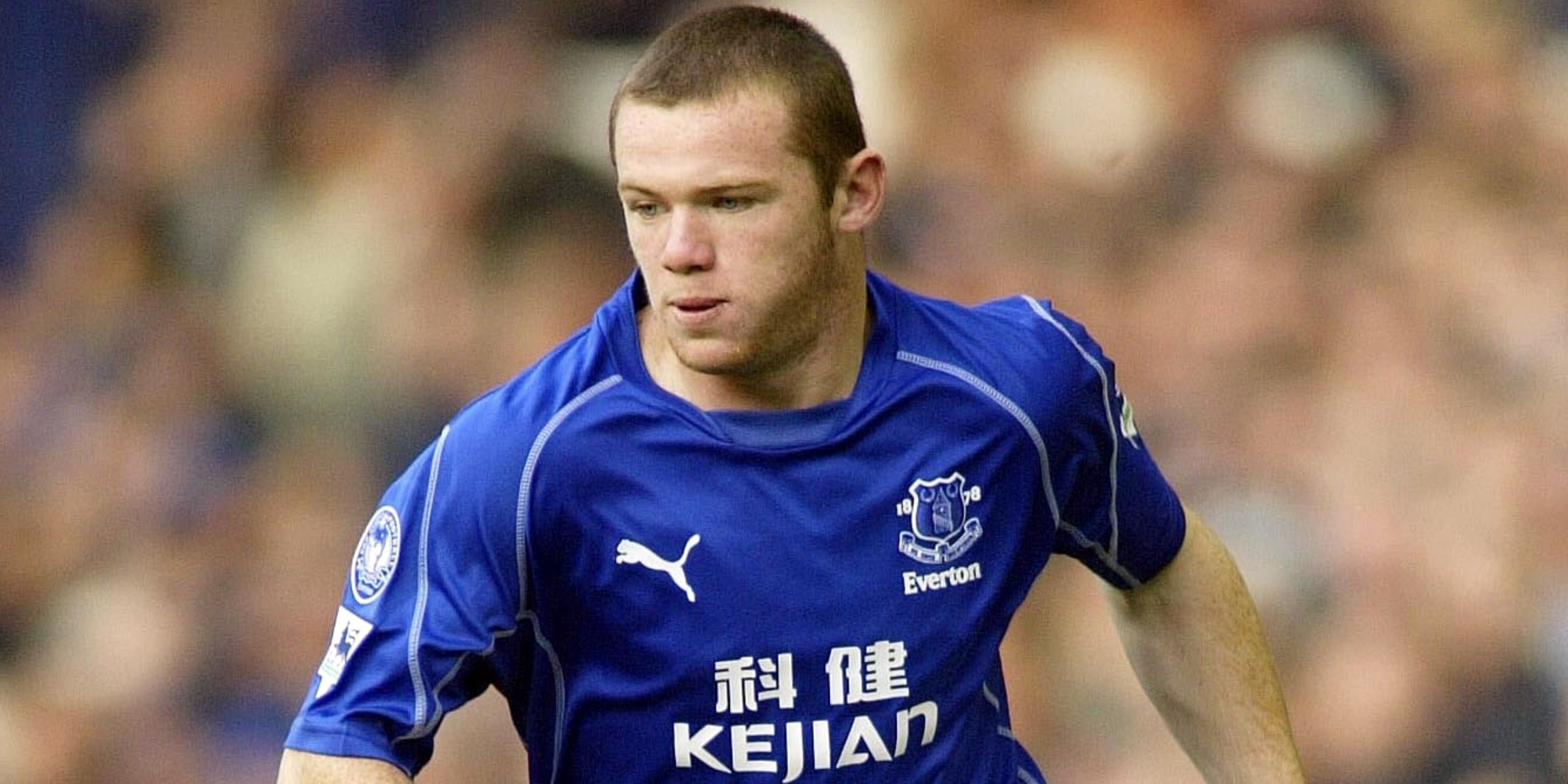 Wayne Rooney against Arsenal in 2002