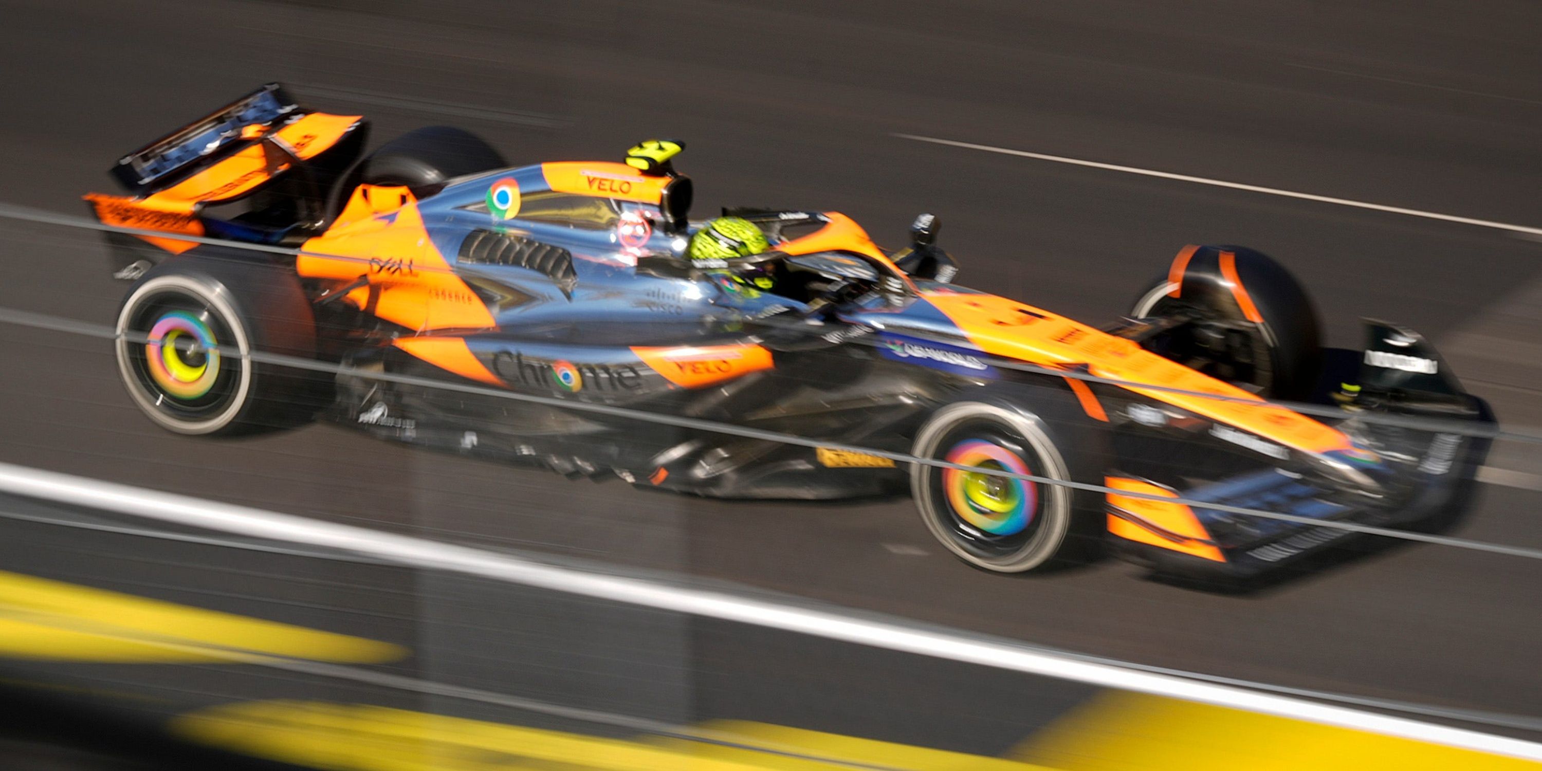 McLaren of Lando Norris