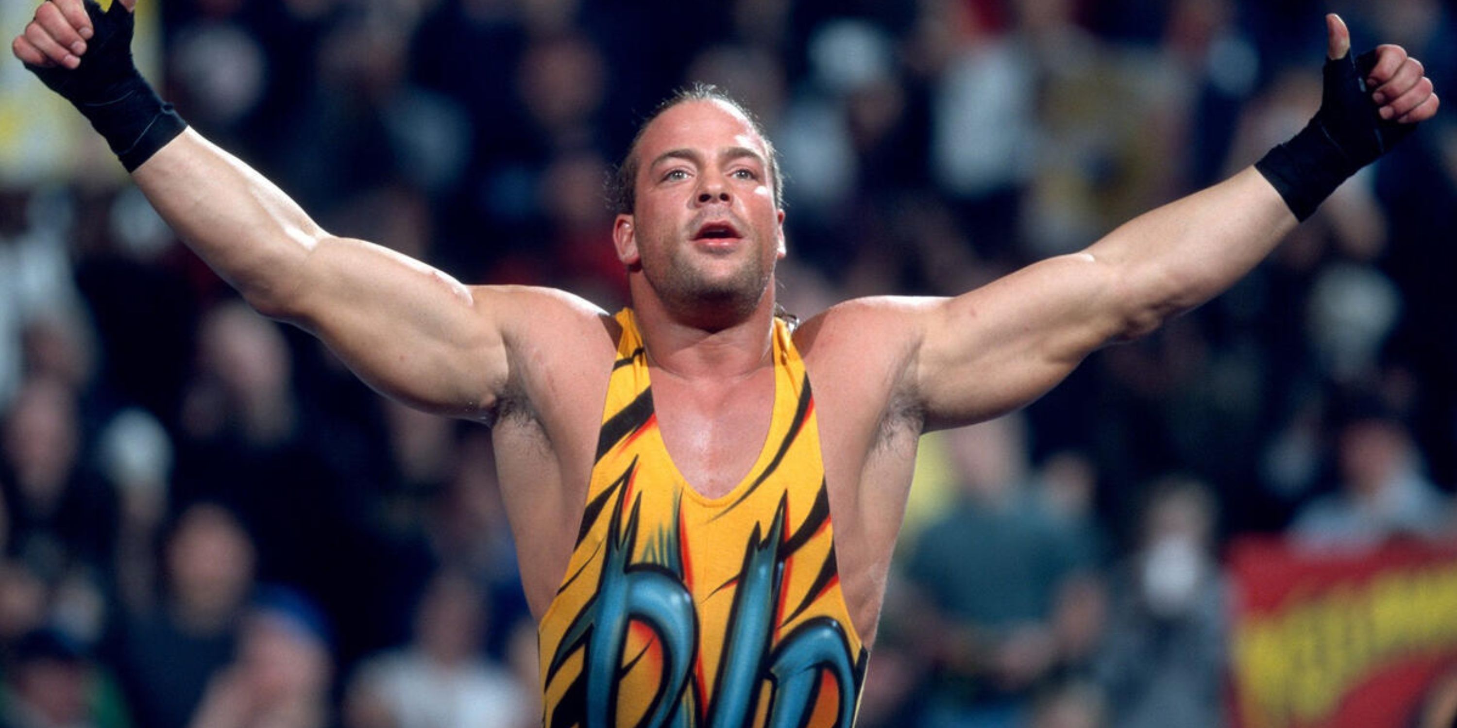 Rob Van Dam posing in WWE