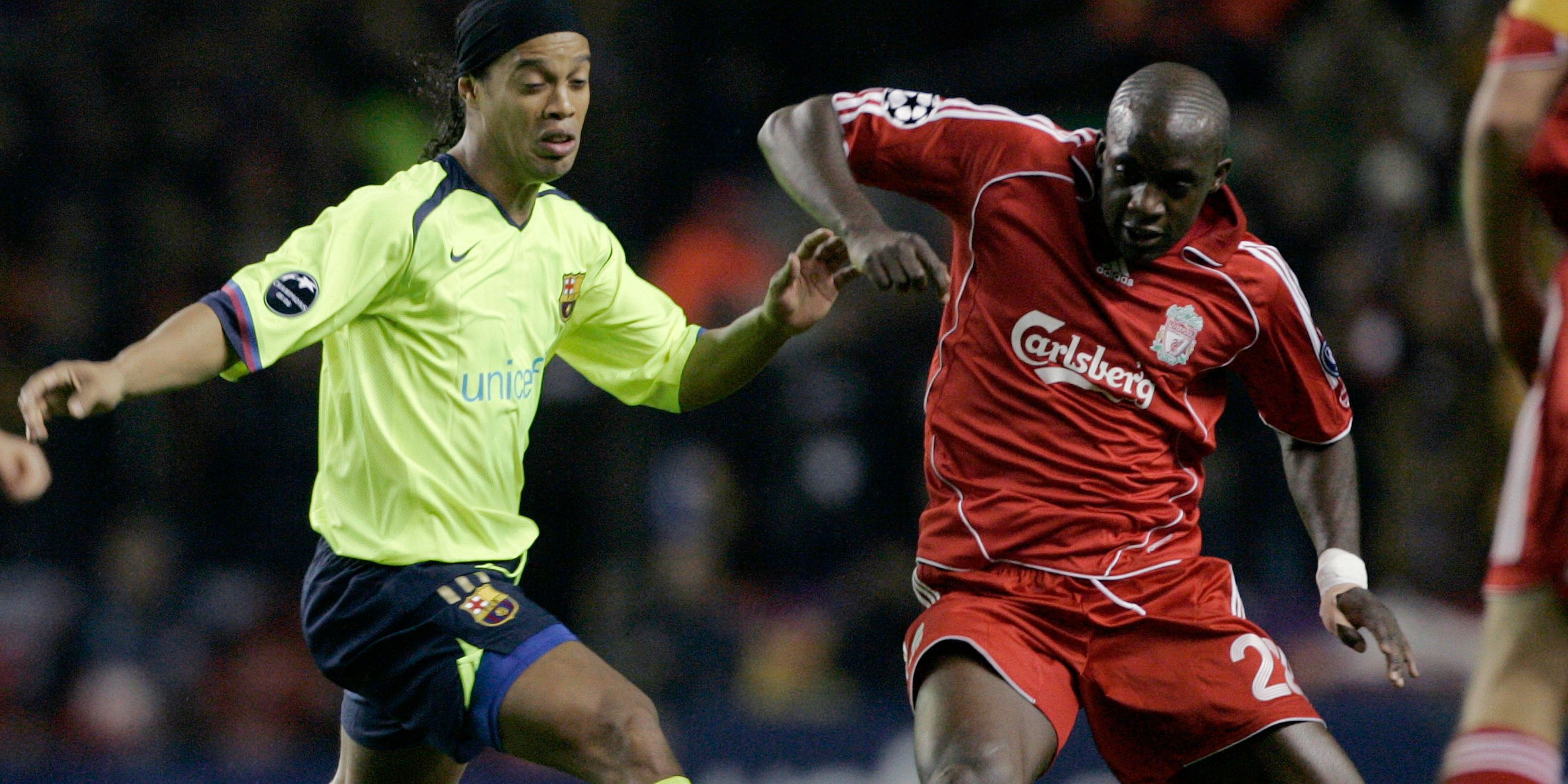 Momo Sissoko in action for Liverpool