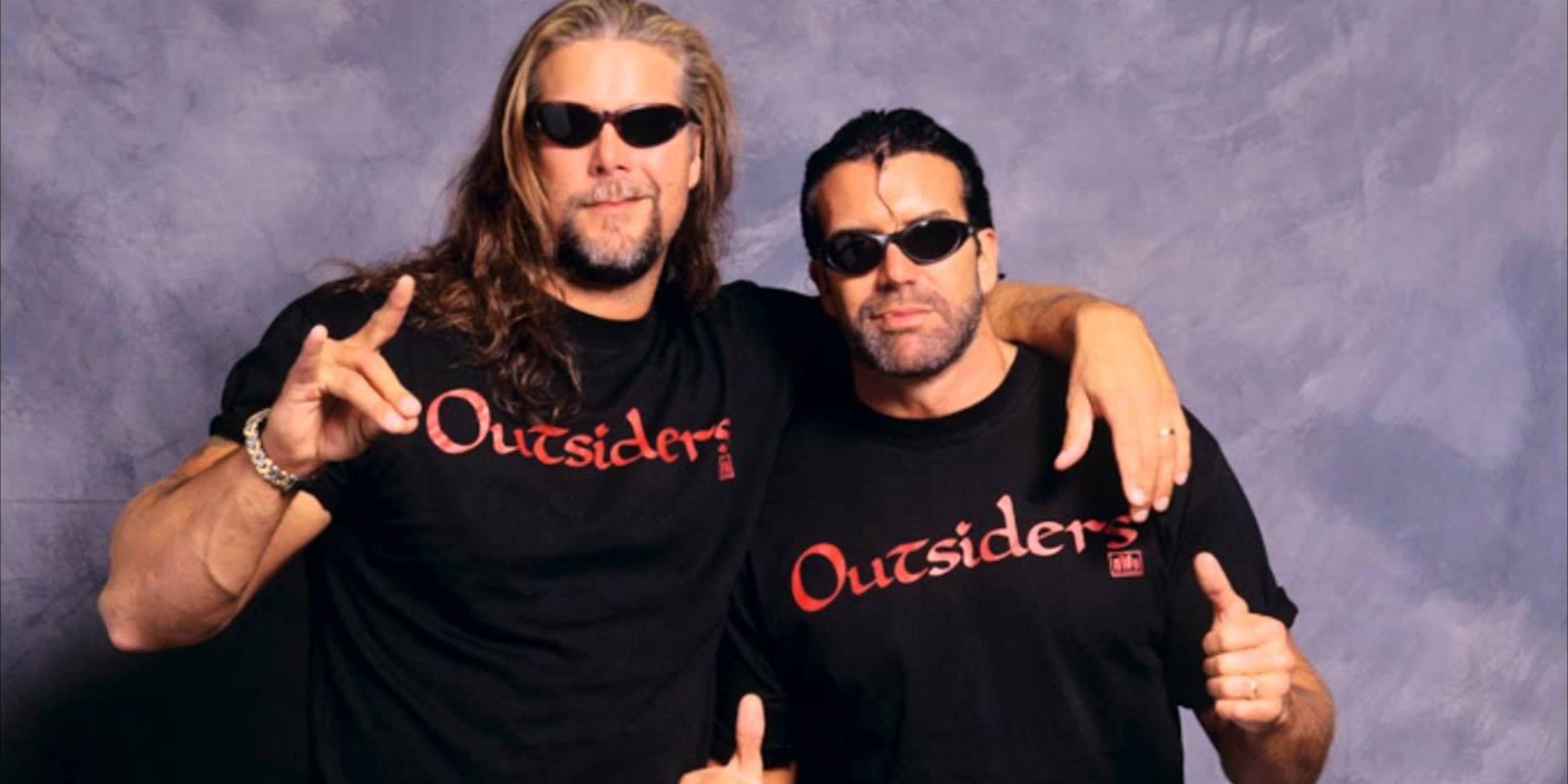 The Outsiders Kevin Nash and Scott Hall in WCW